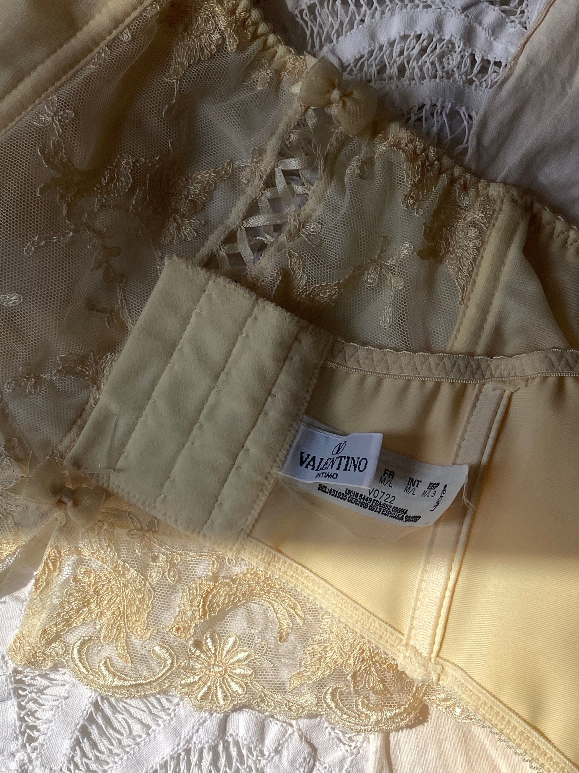 Guêpière Valentino panna