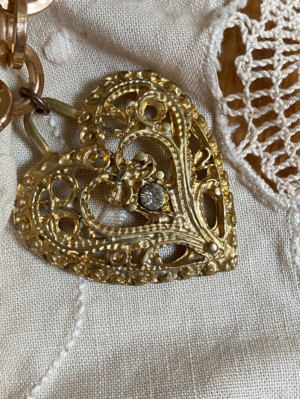 Cupido collana con cuori