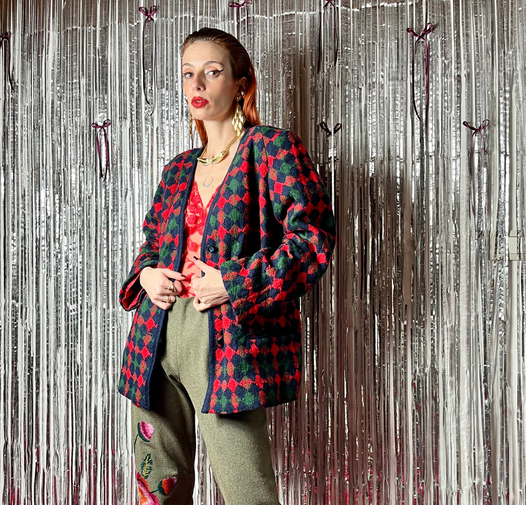 Cardigan rombi