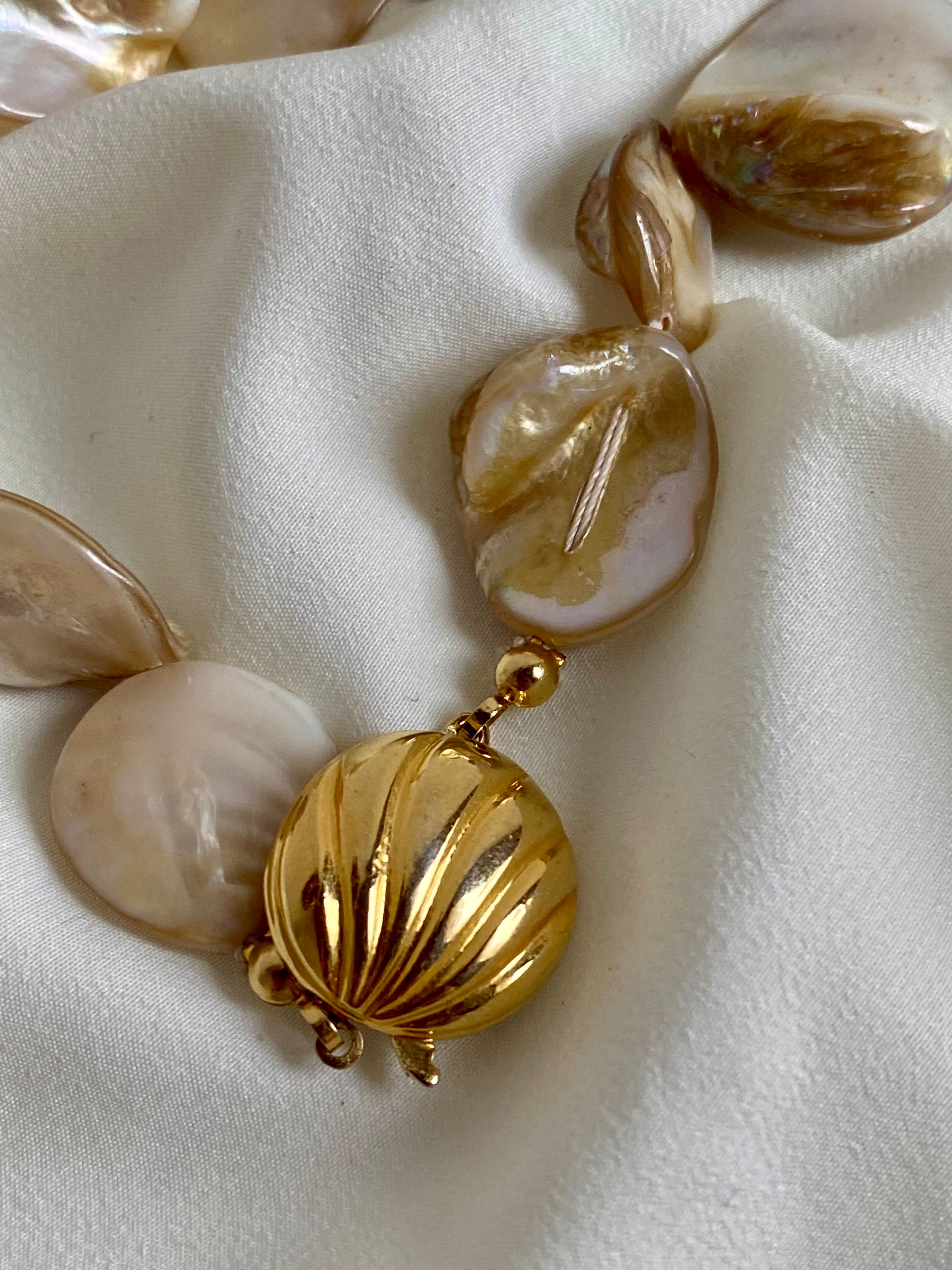 MAREA Parure in pura madreperla