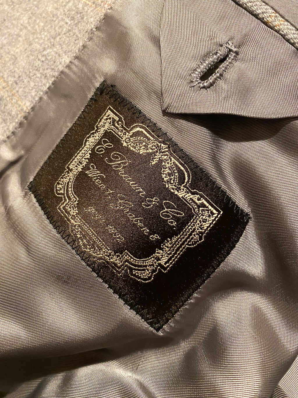 Blazer boxy grigio cenere monopetto