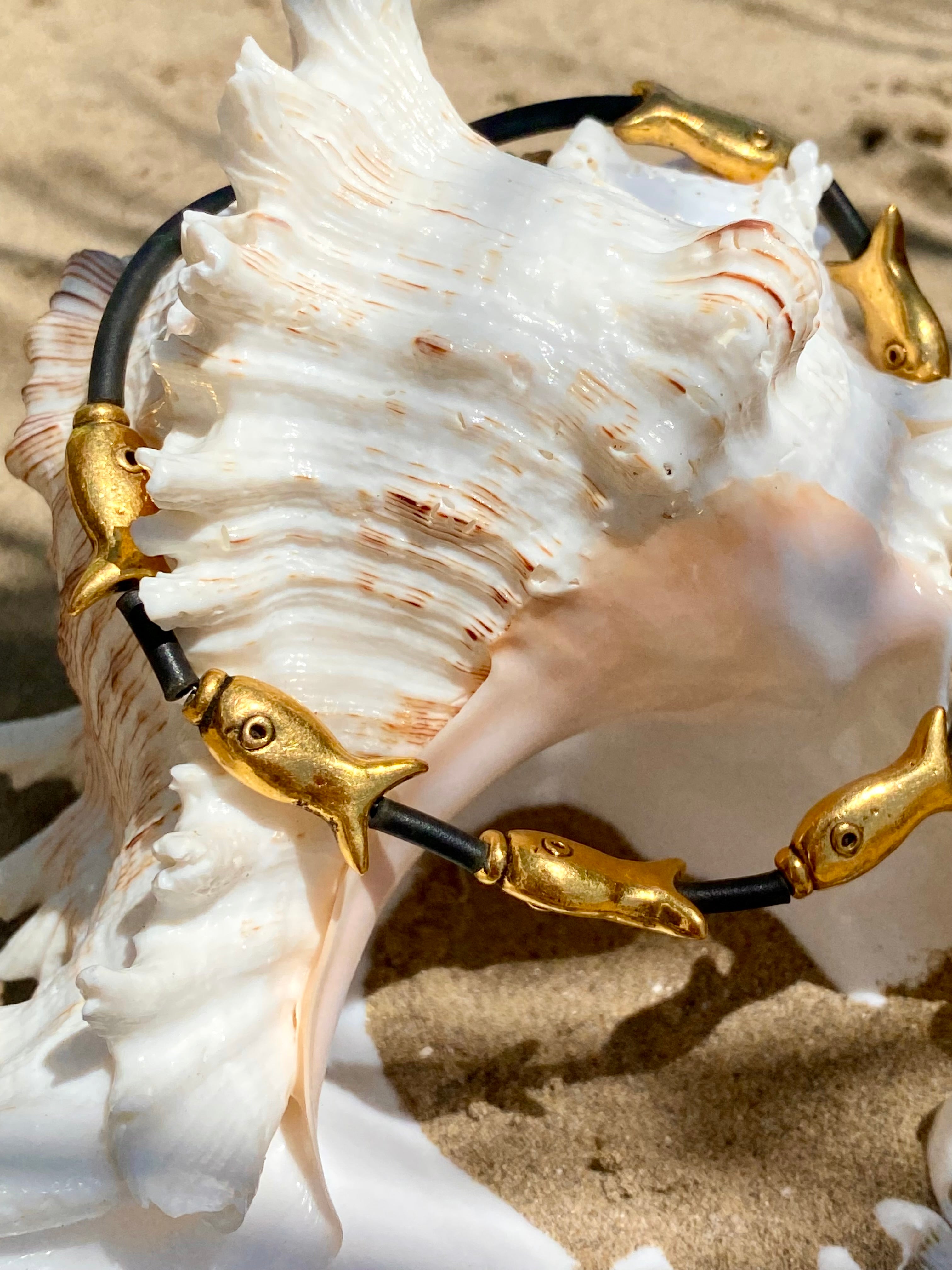 LAGUNA Collana girocollo con pesciolini