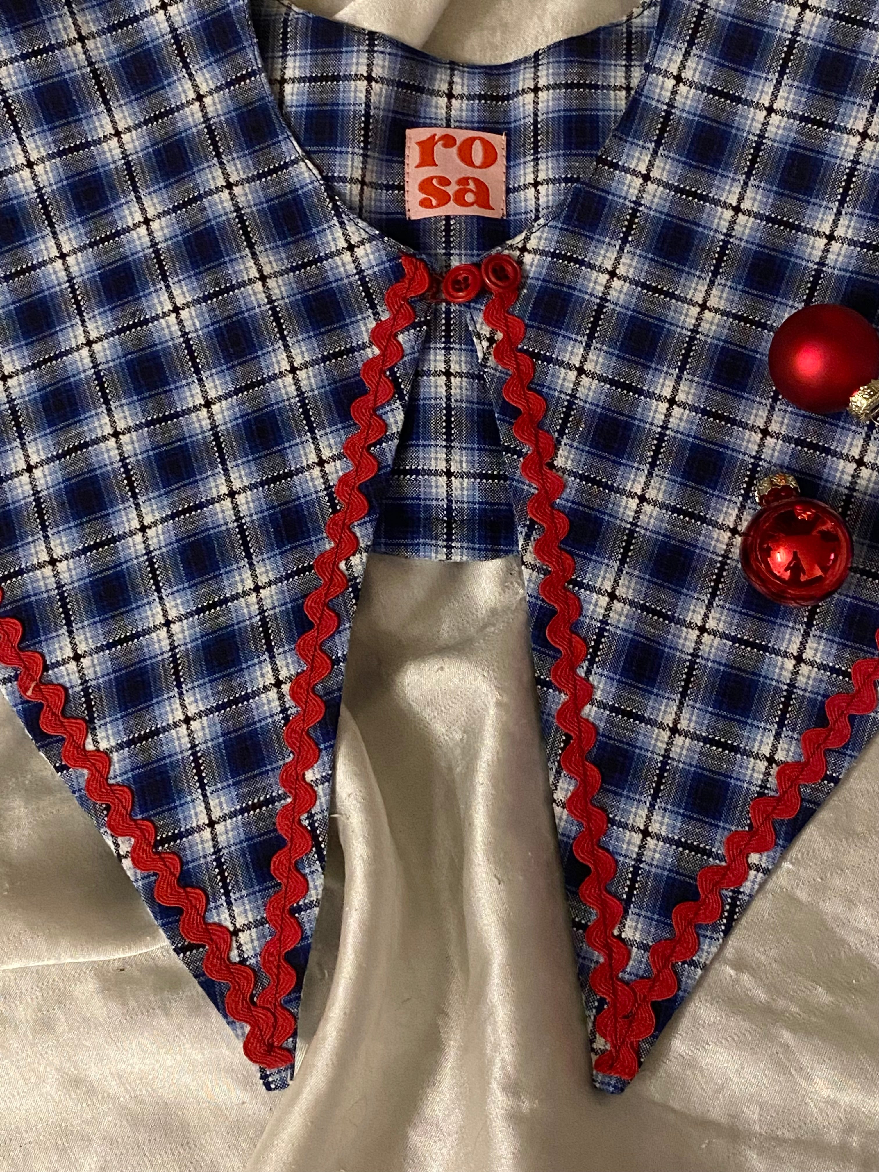 Maxi colletto alla marinara a punta