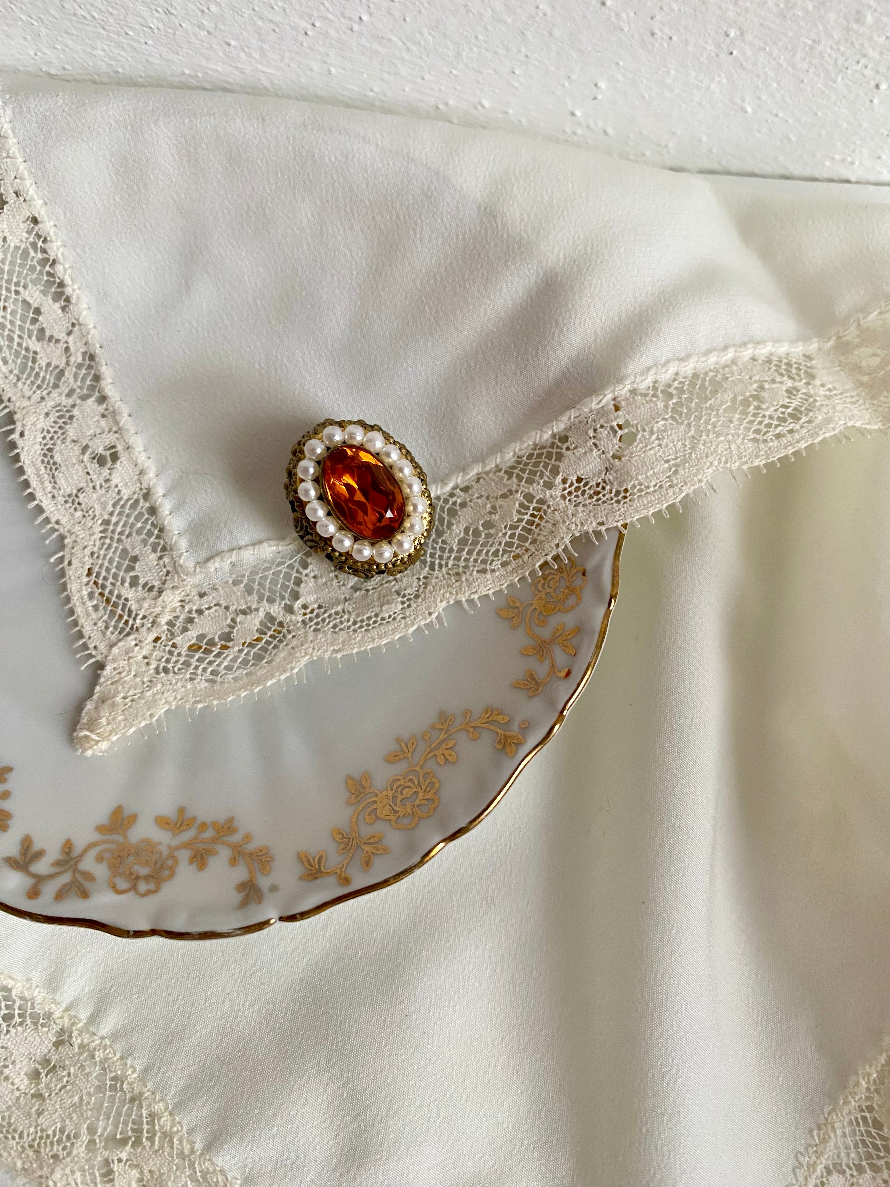 Orecchini a bottone Vittoriani