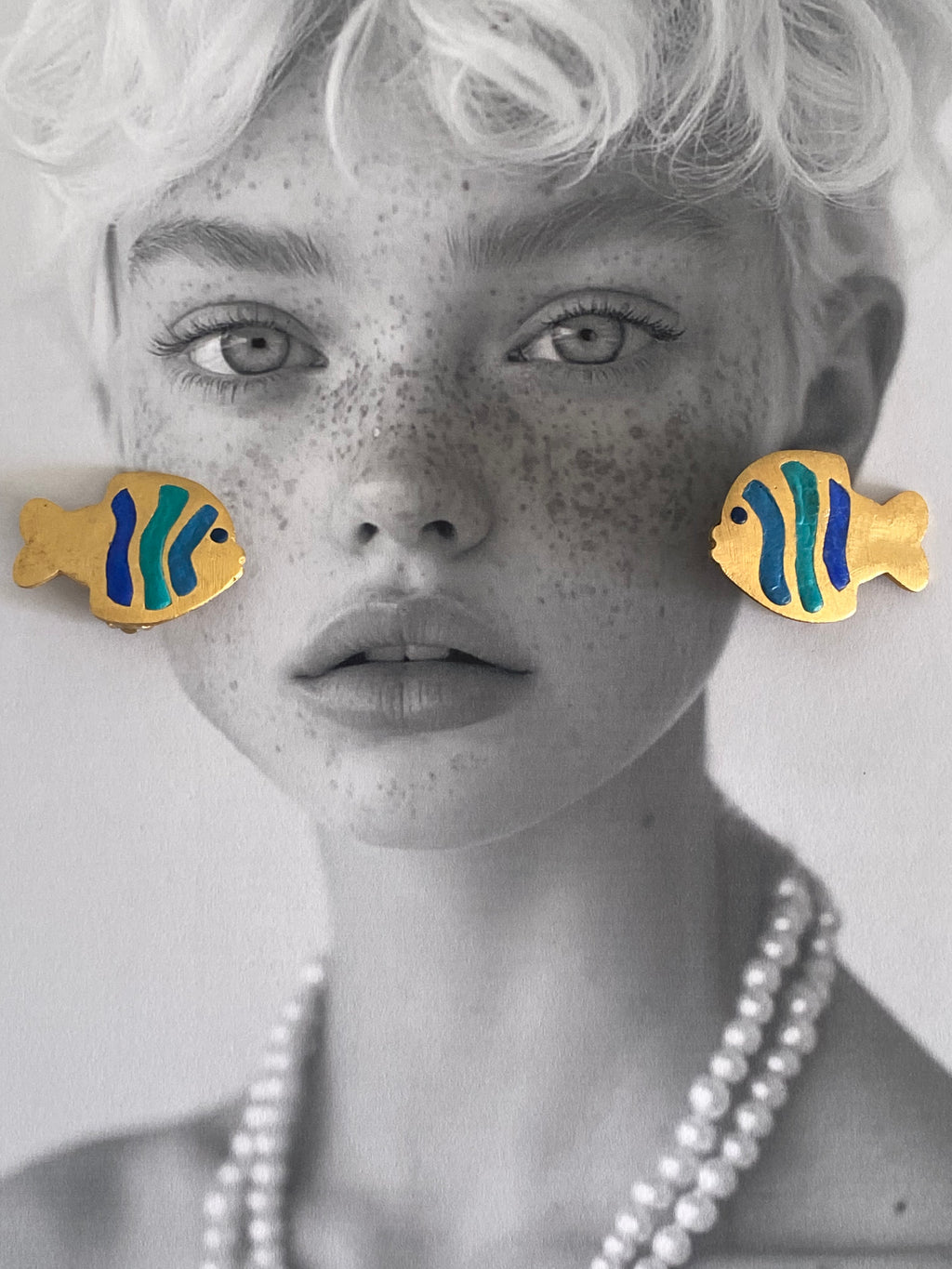 Corallina orecchini a clip by Agatha Paris