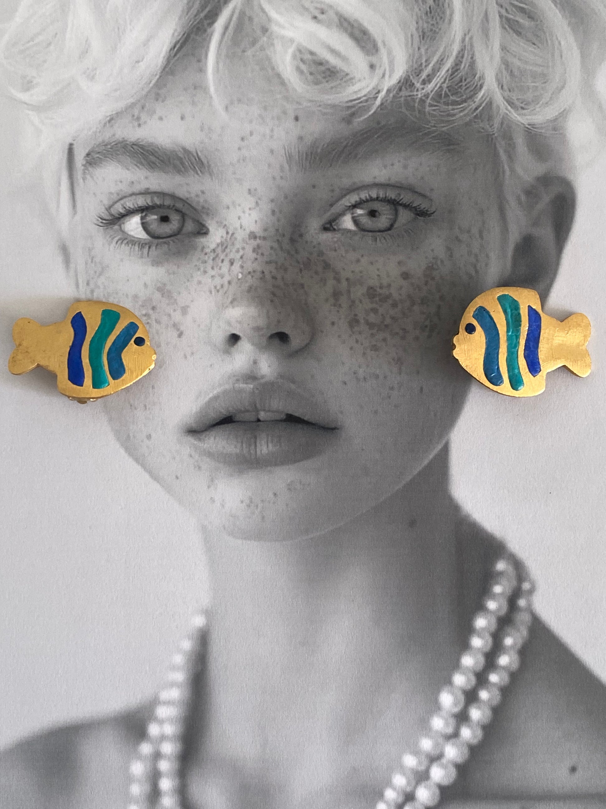 Corallina orecchini a clip by Agatha Paris