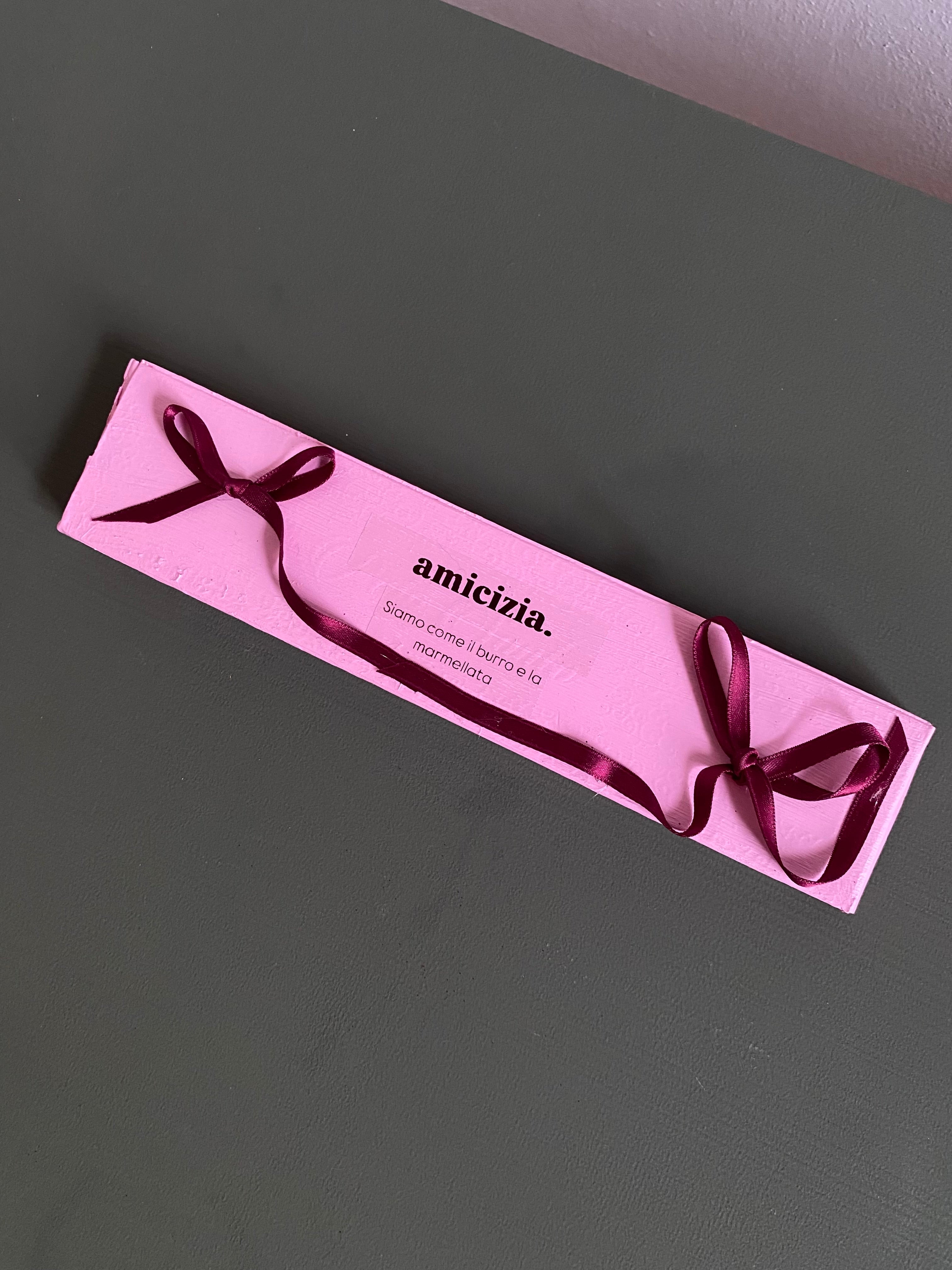 AMICIZIA box incenso rosa