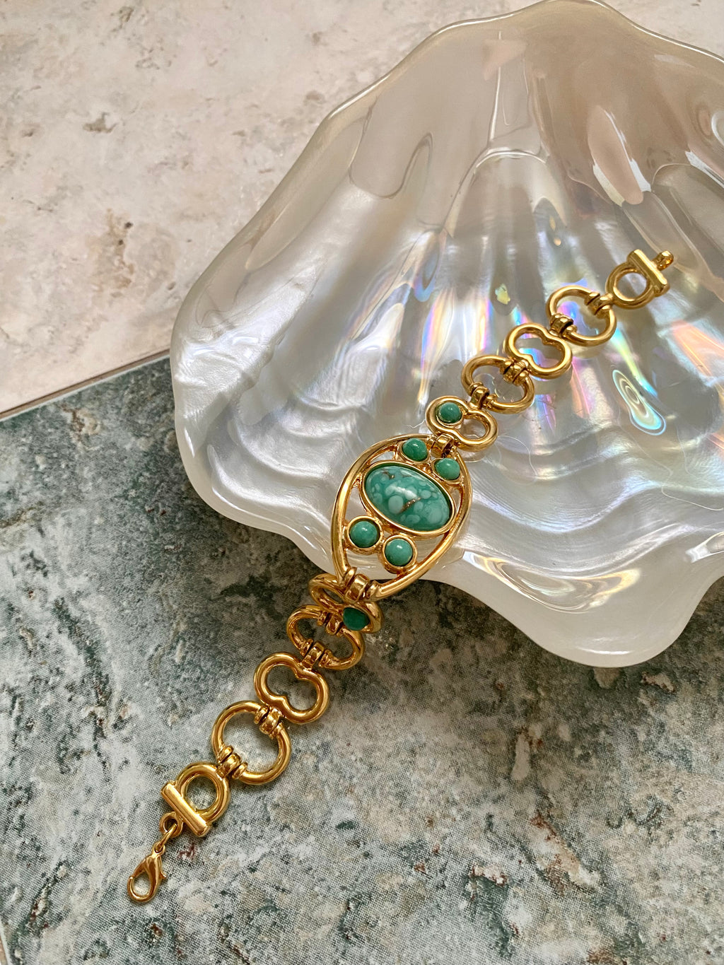 PARTENOPE bracciale smeraldo