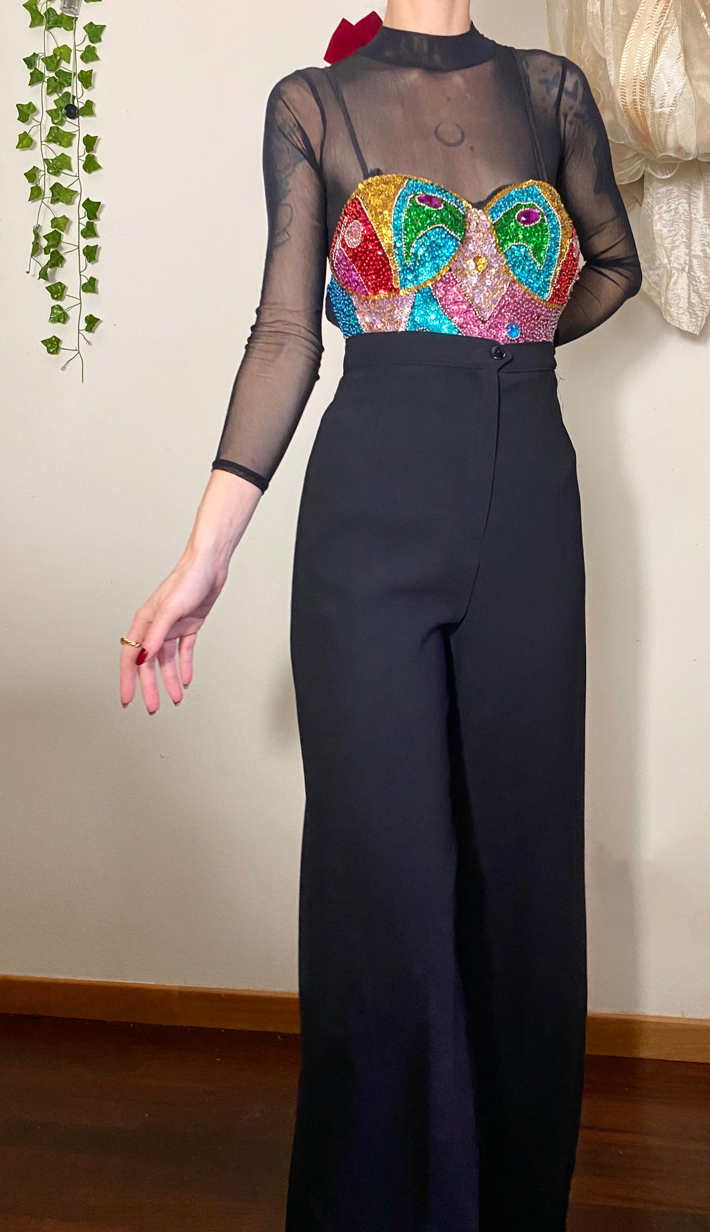 Pantaloni velati eleganti