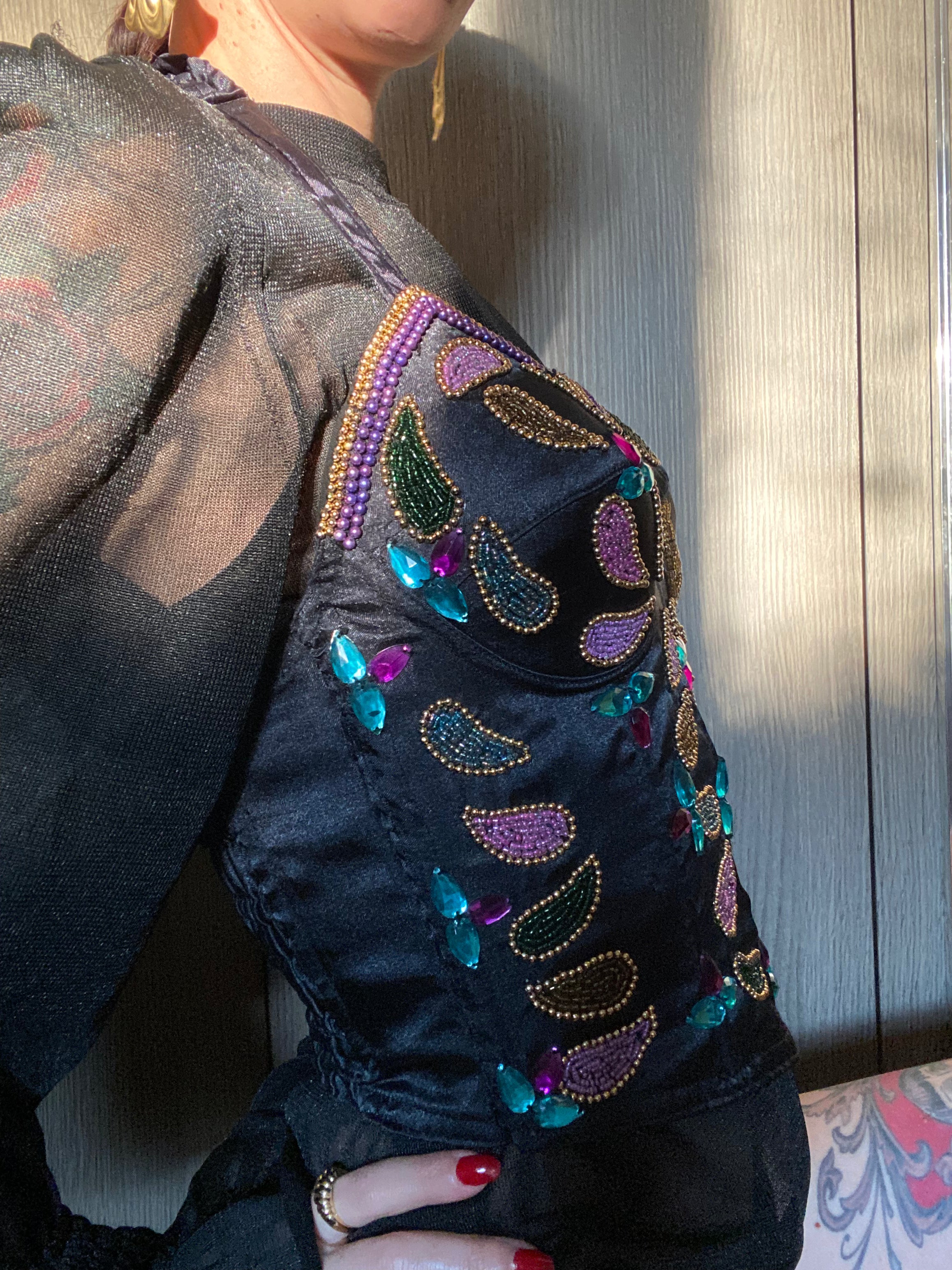 Corset balle avec pierres