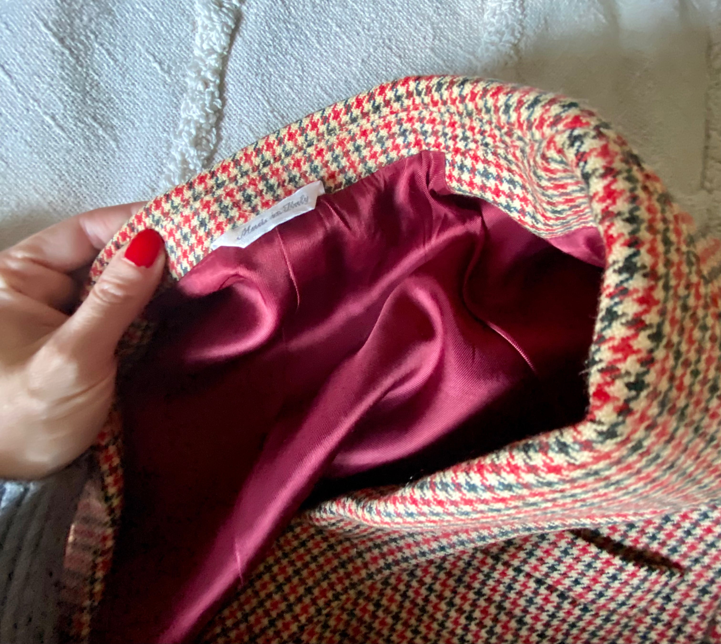 Blazer pied de poule