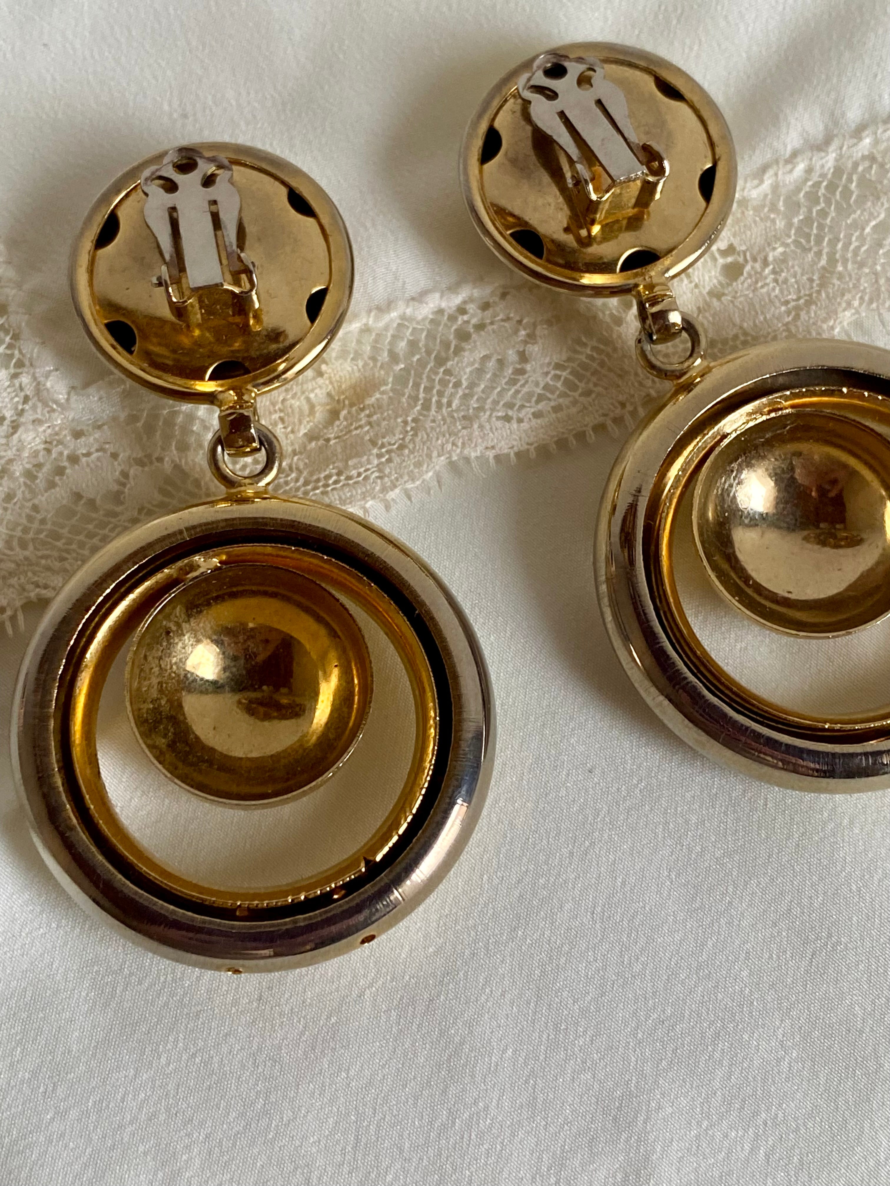 Orecchini rotondi maxi