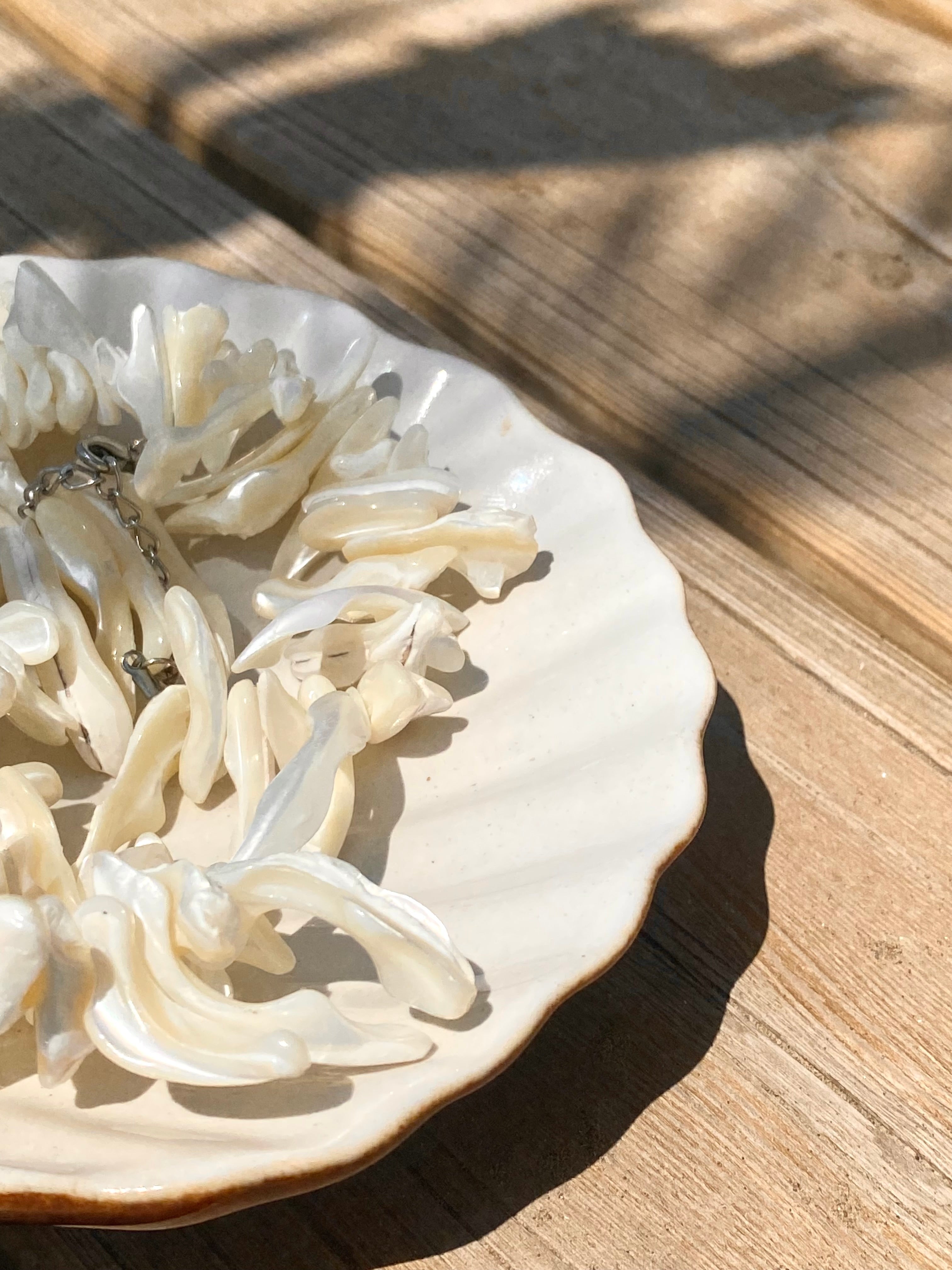 SIRENA Collana girocollo in vere conchiglie