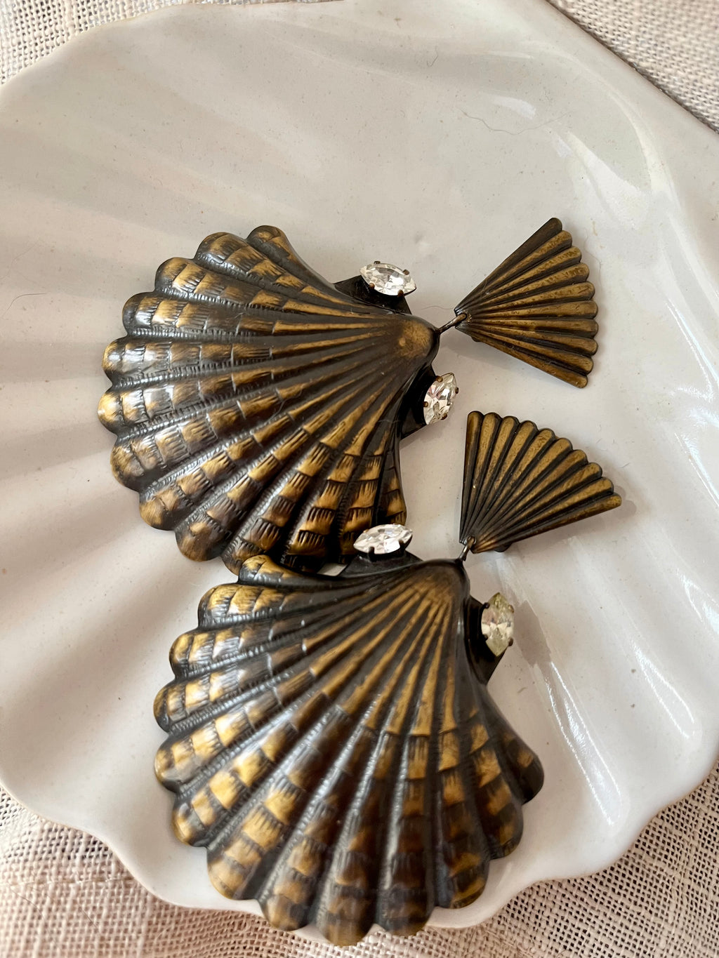 Mare malinconia orecchini conchiglia maxi