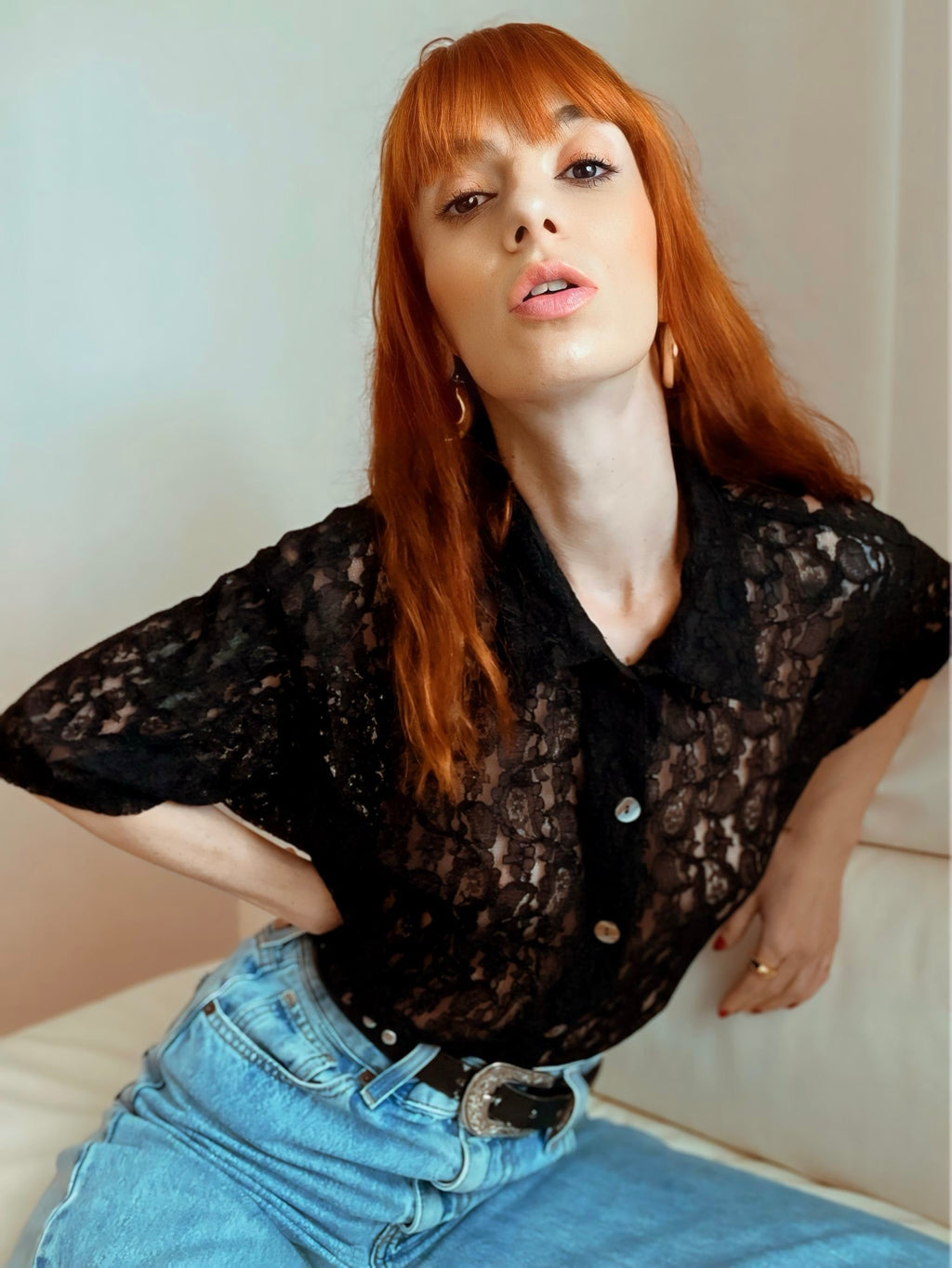 Camicia in pizzo