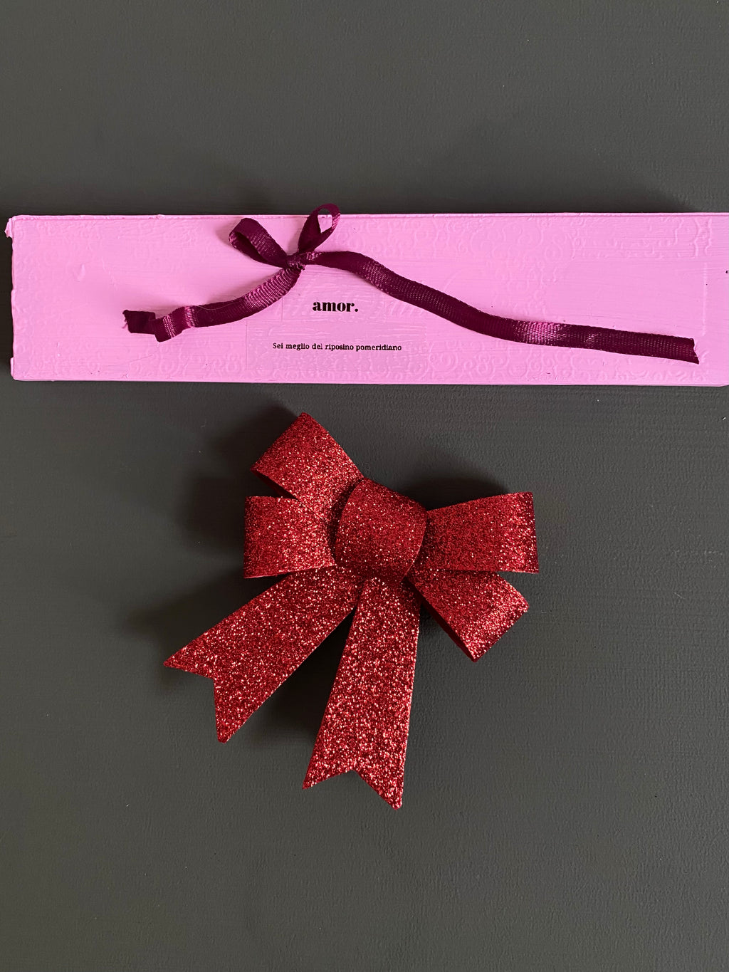 AMOR box incenso rosa