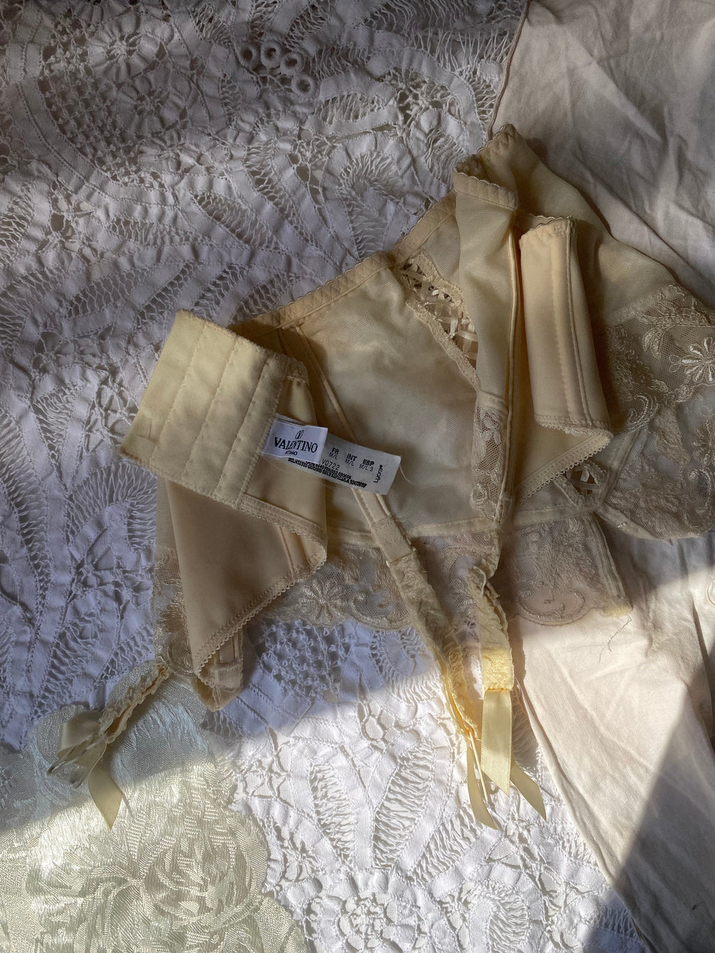 Guêpière Valentino panna