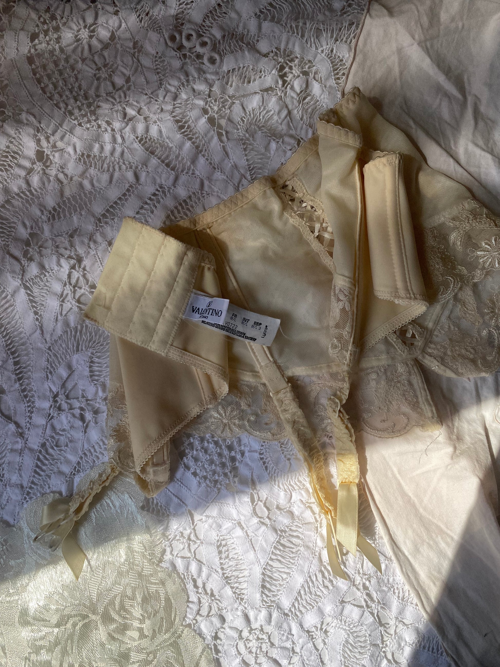 Guêpière Valentino panna