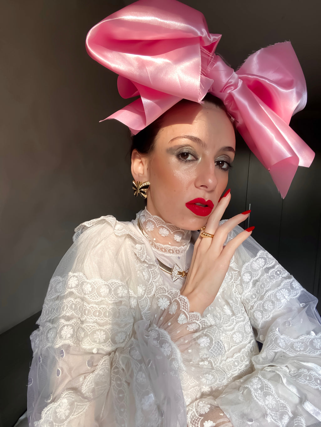 Orecchini a farfalla