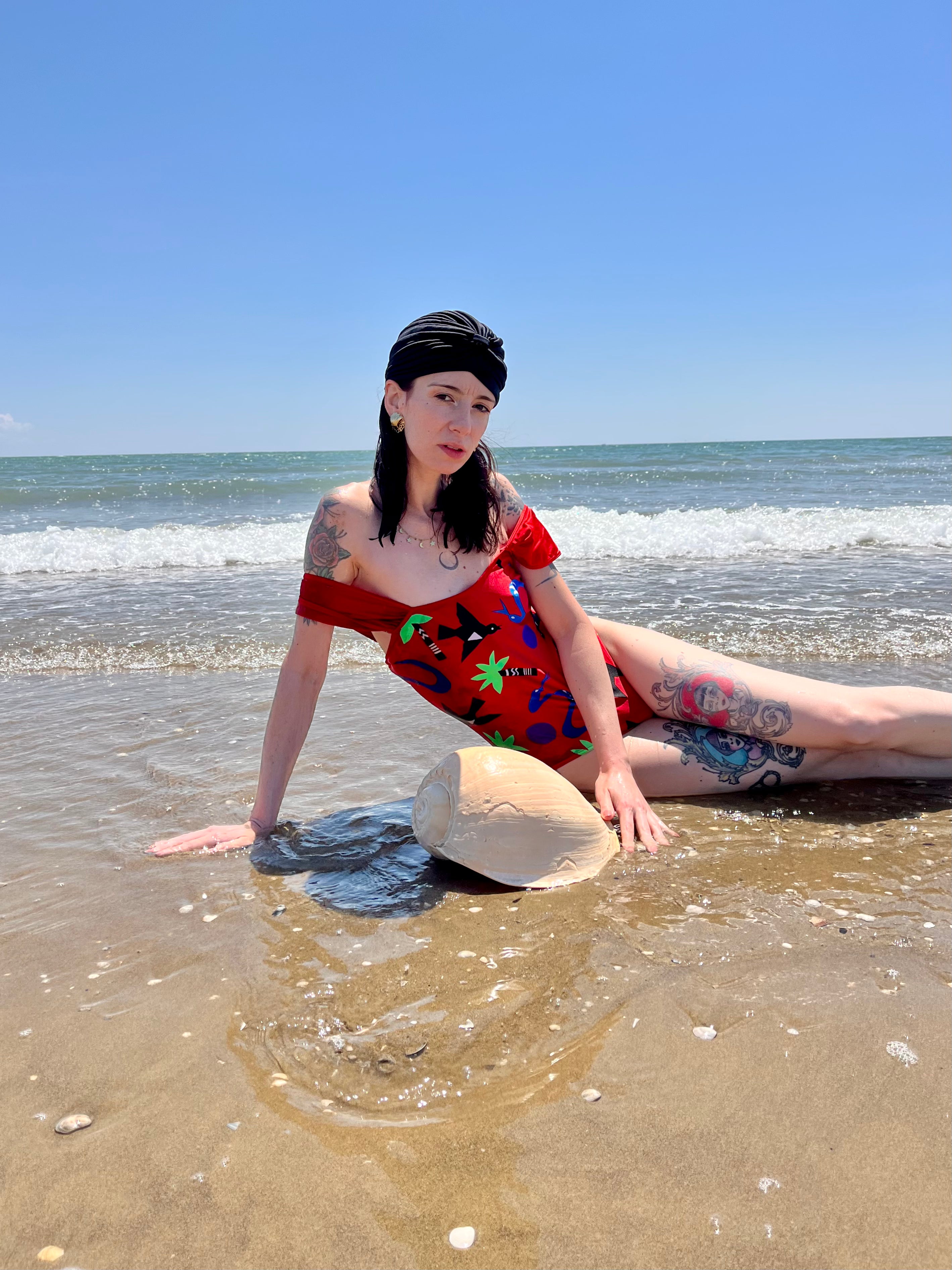 Costume intero trama con spalline