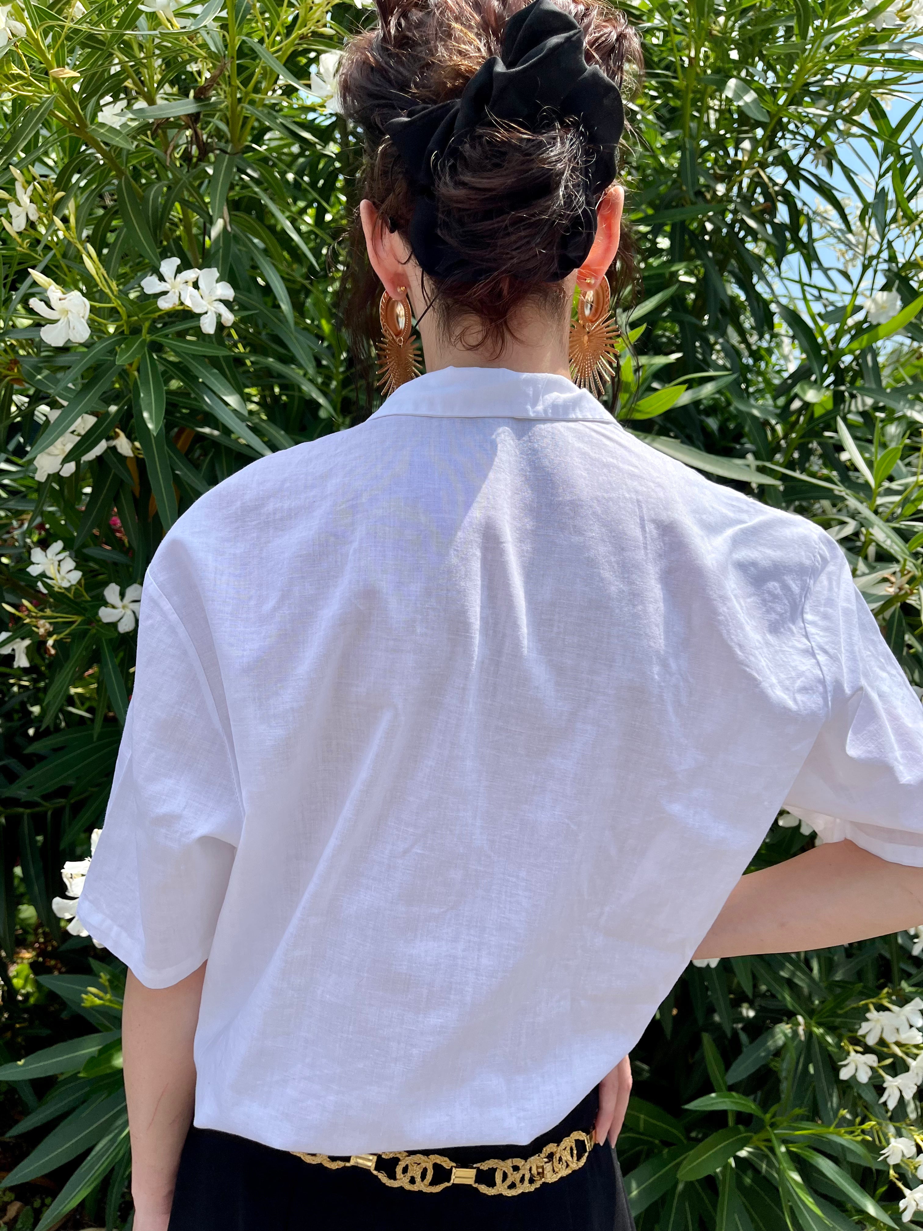 Pura camicia in pizzo San Gallo