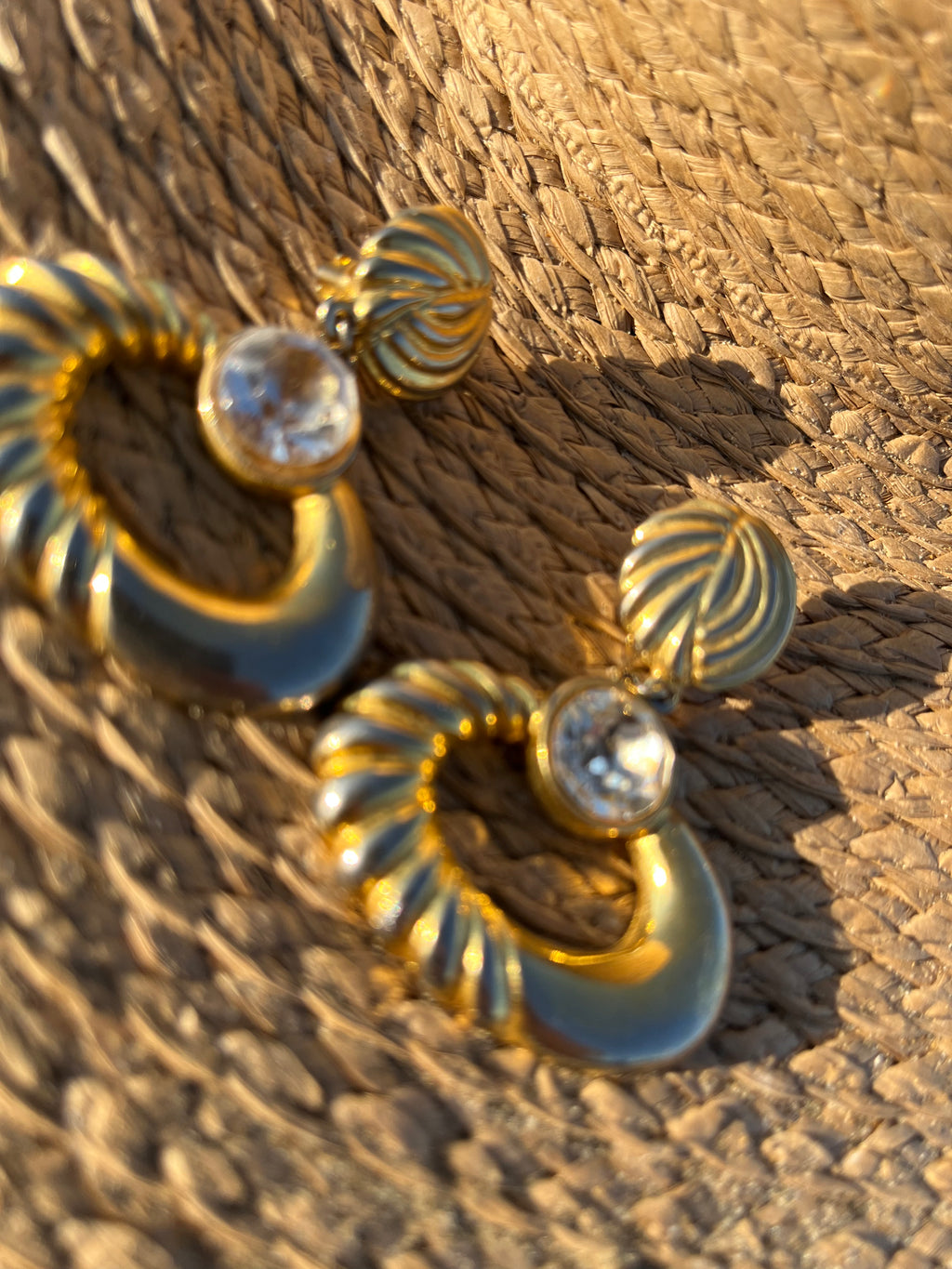 Luce orecchini pendenti maxi