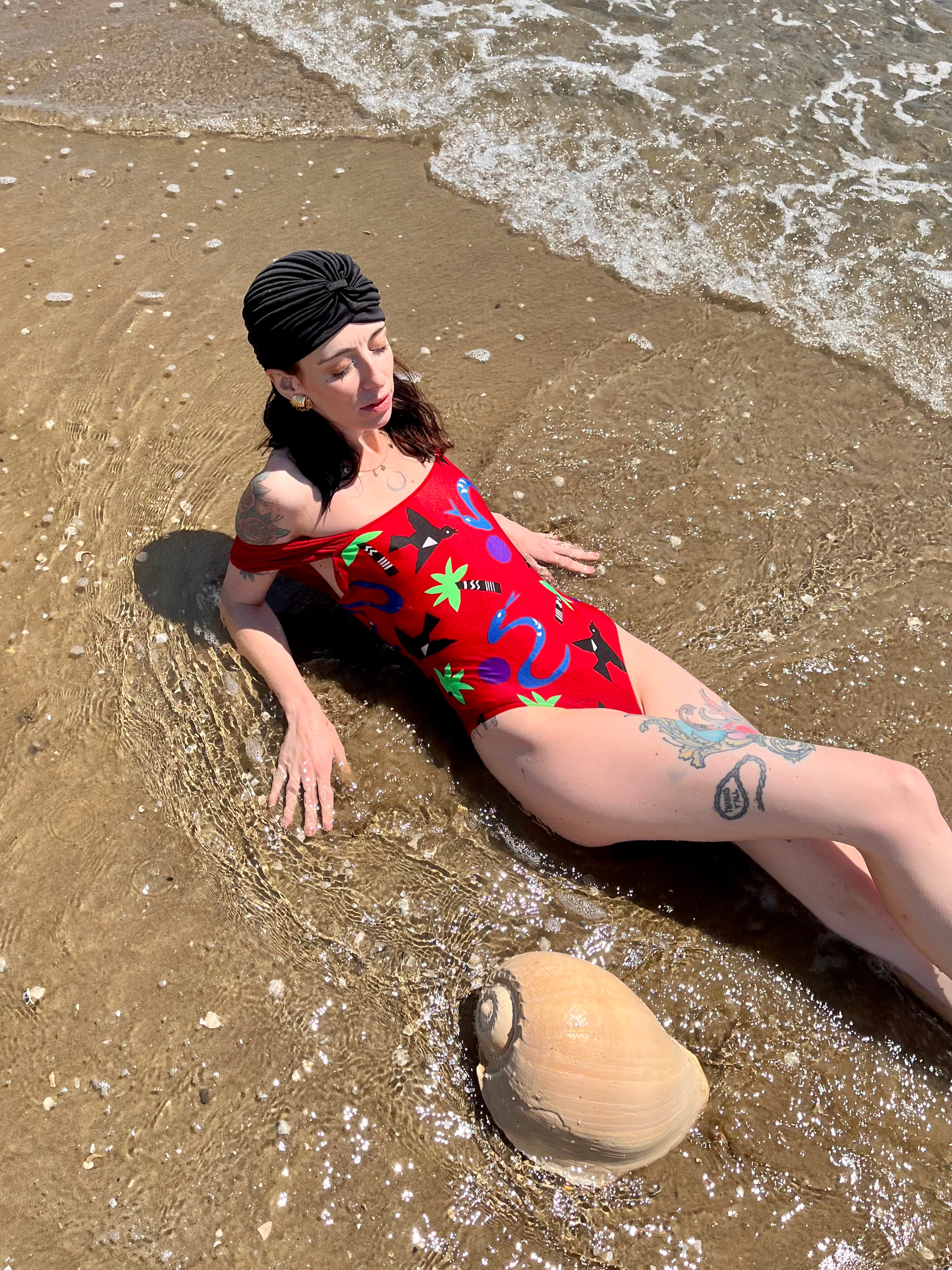 Costume intero trama con spalline