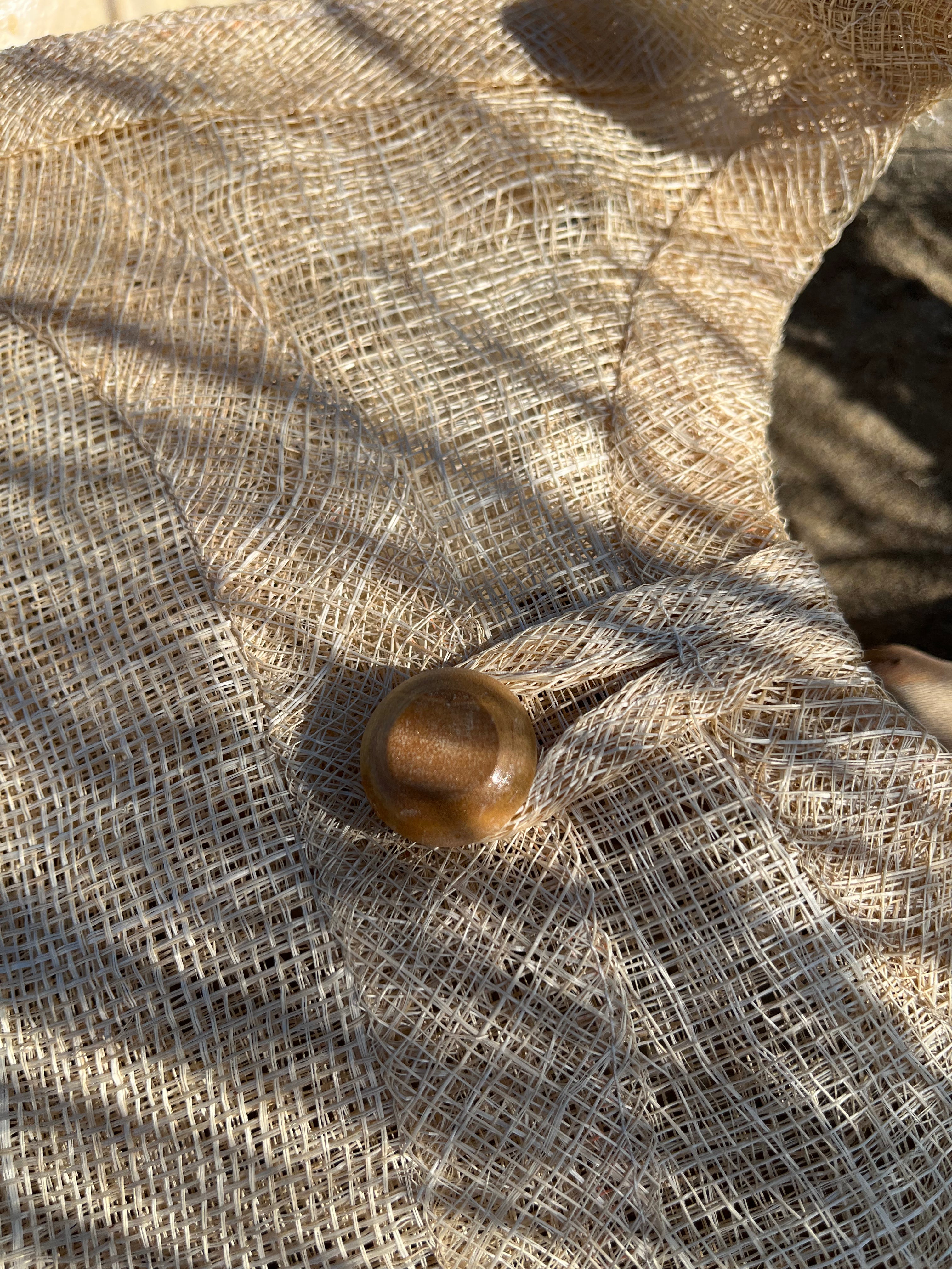 Flora borsa in paglia e iuta fina