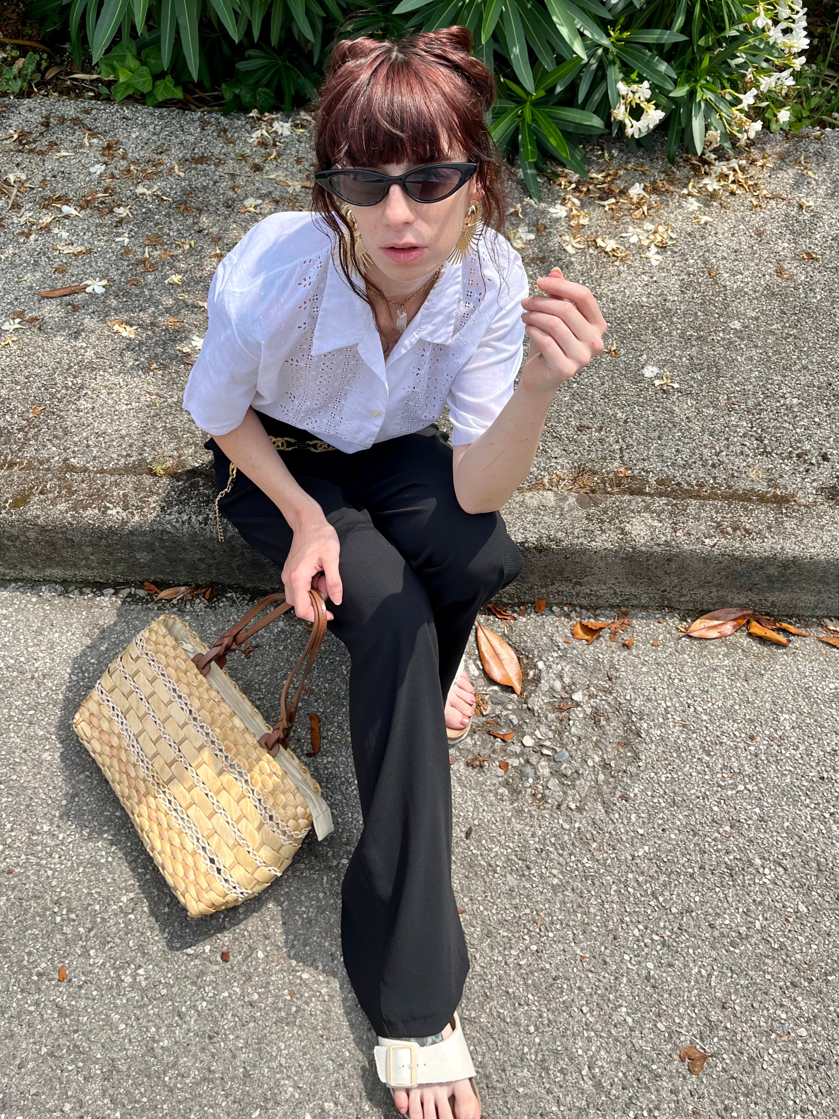 Pura camicia in pizzo San Gallo