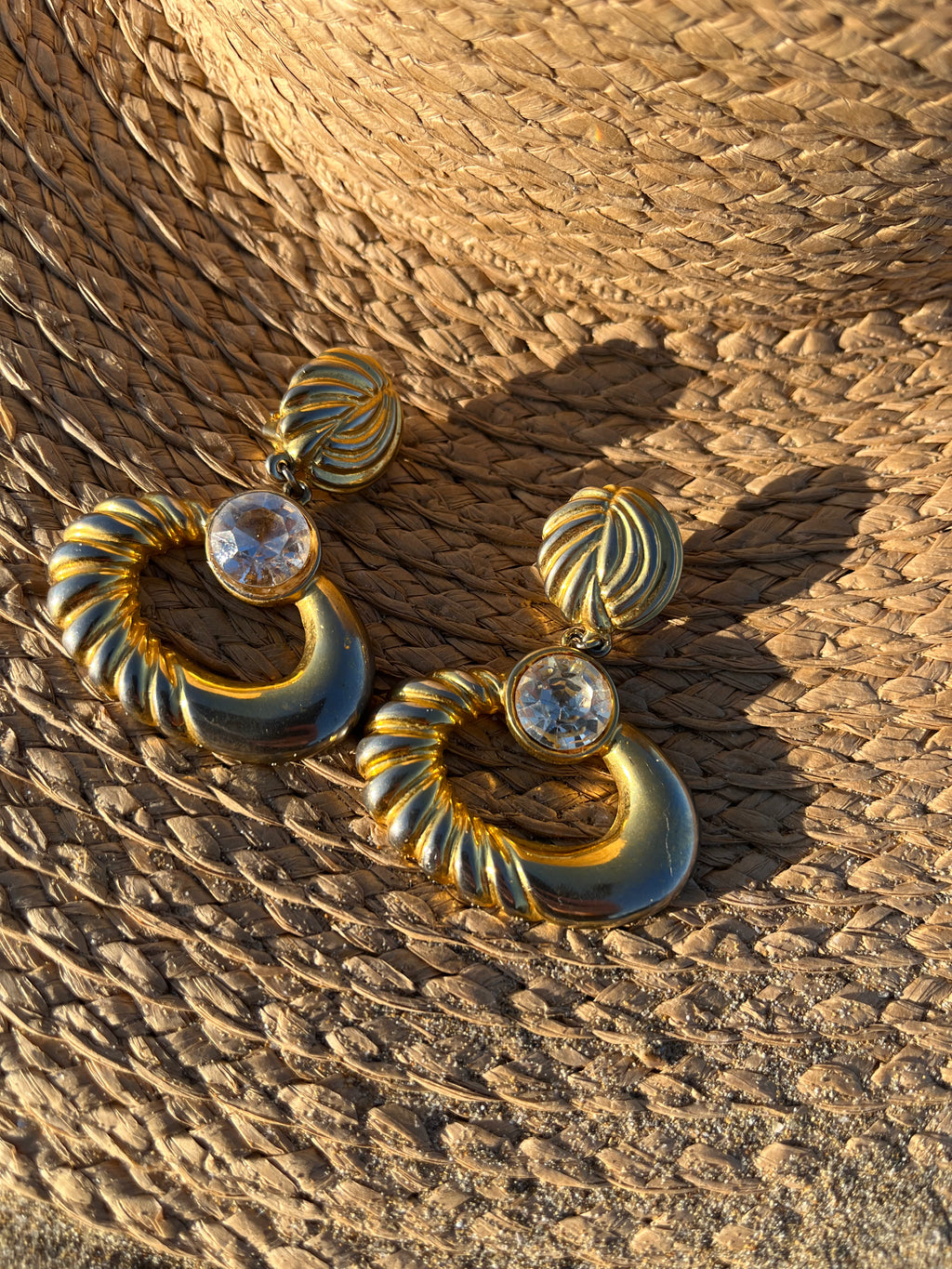 Luce orecchini pendenti maxi