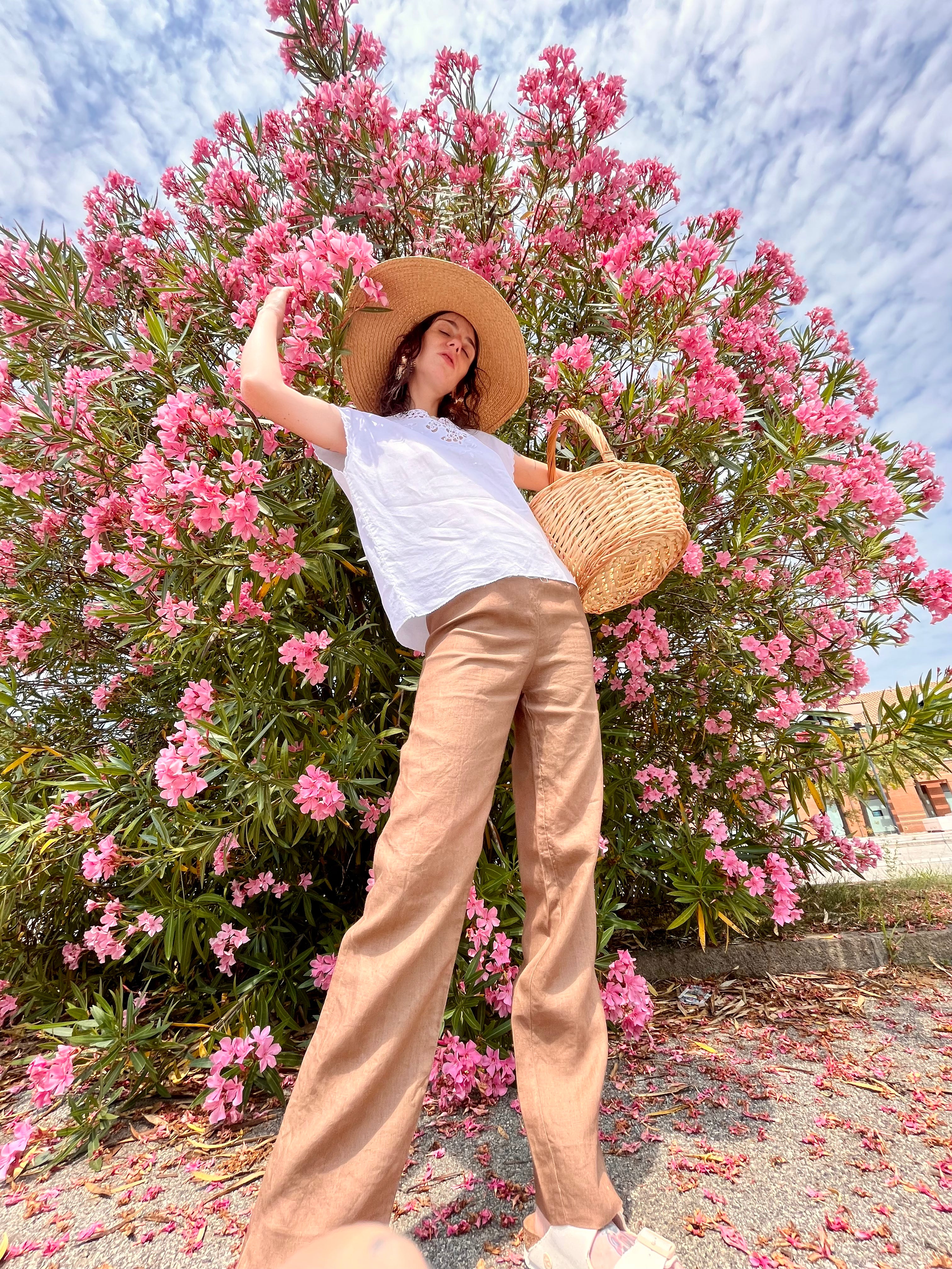 Pantalon en lin Terra