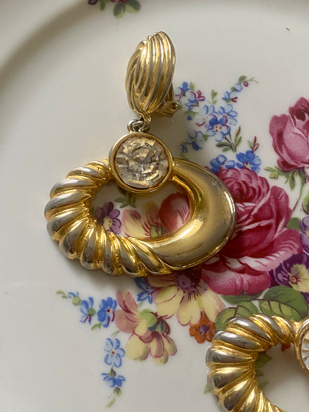 Luce orecchini pendenti maxi
