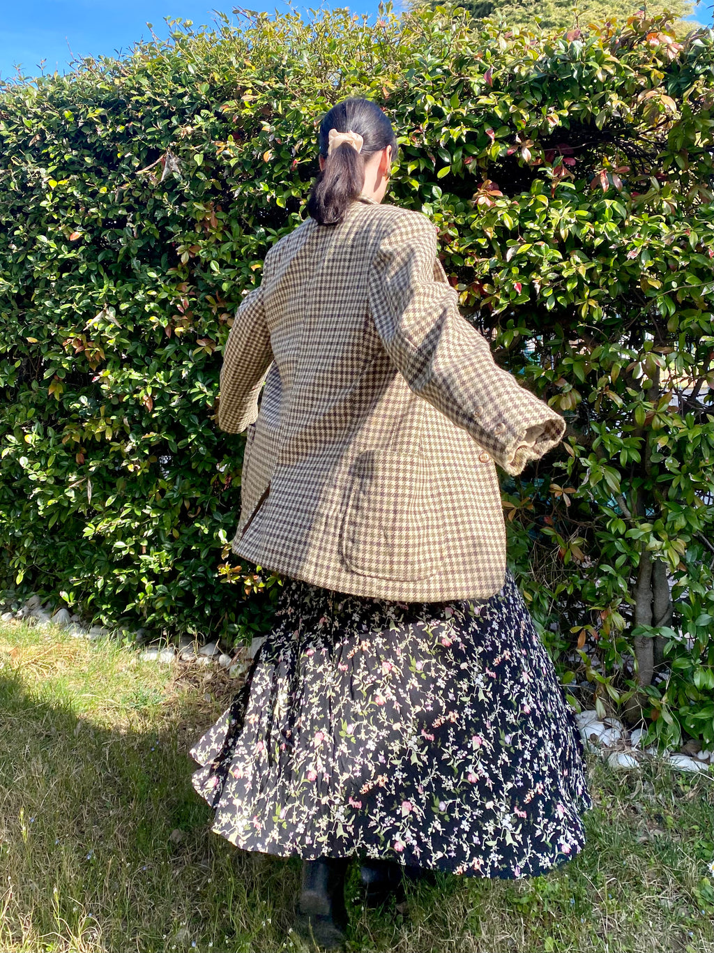 Blazer Vichy boxy