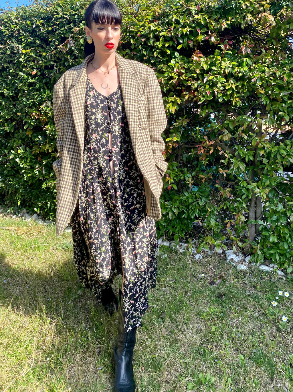 Blazer Vichy boxy