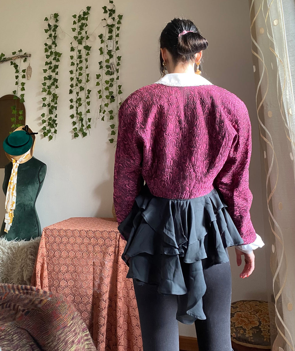 Blazer vittoriano steampunk senza colletto