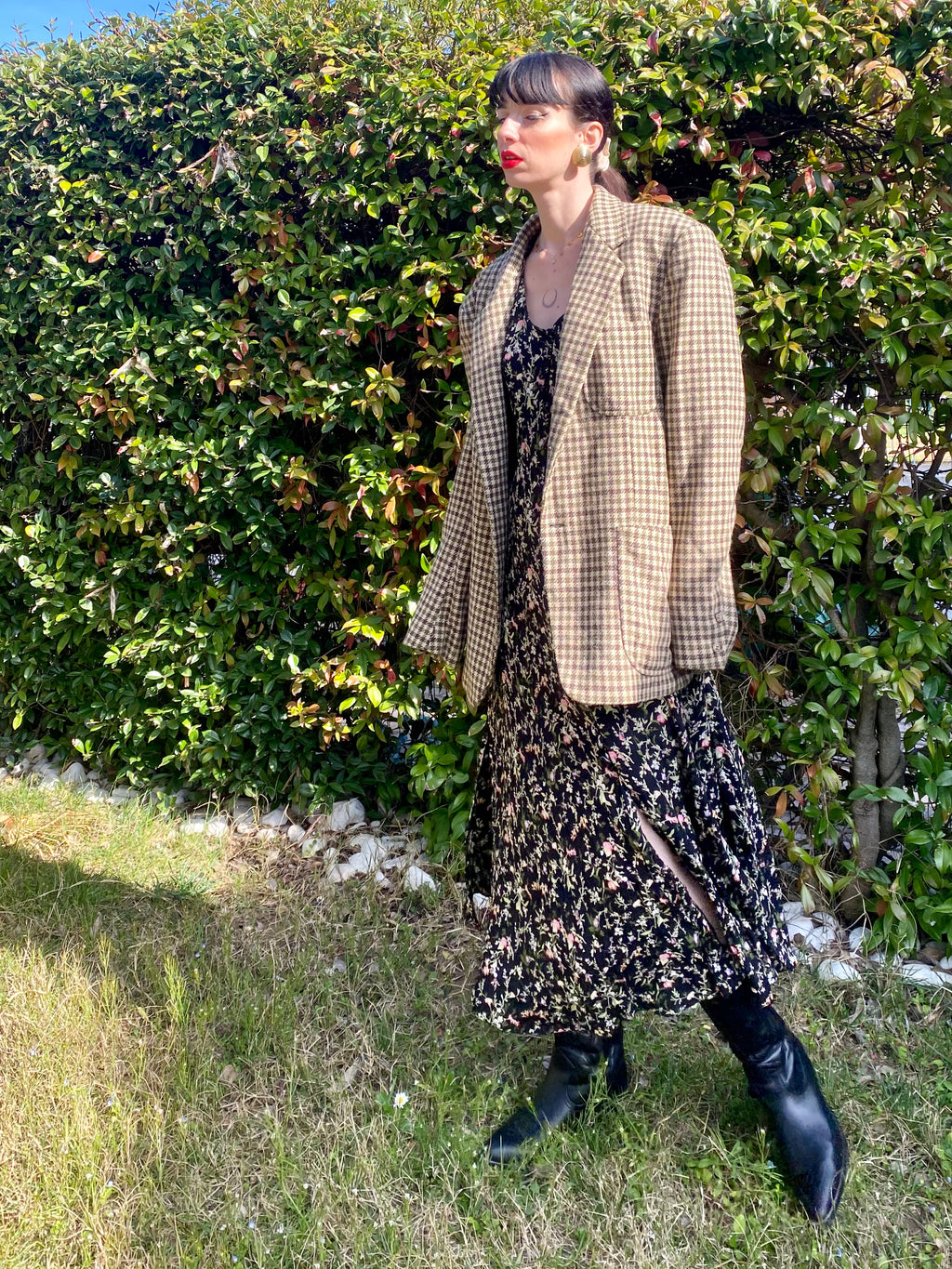 Blazer Vichy boxy