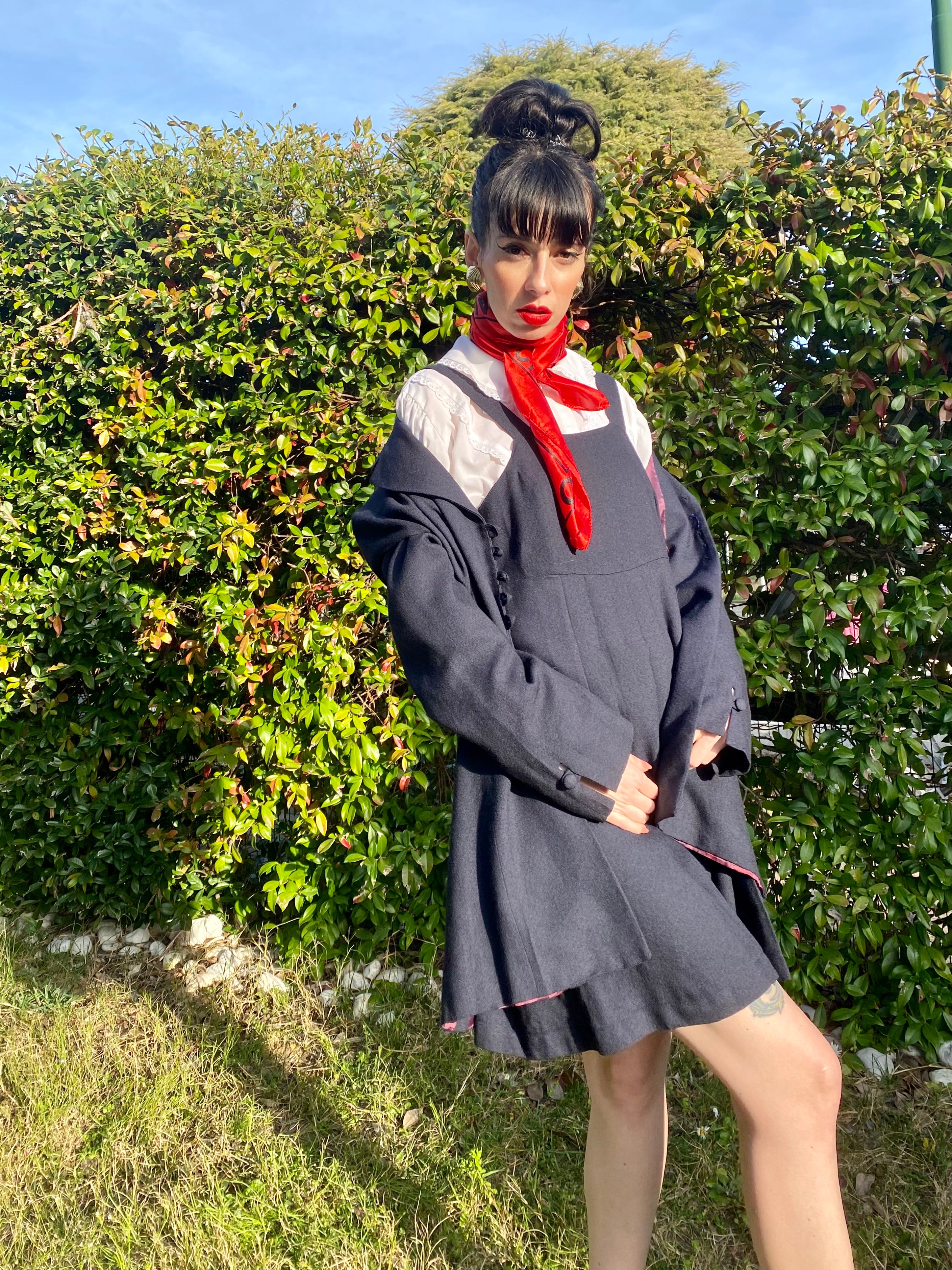 Completo blazer e abito