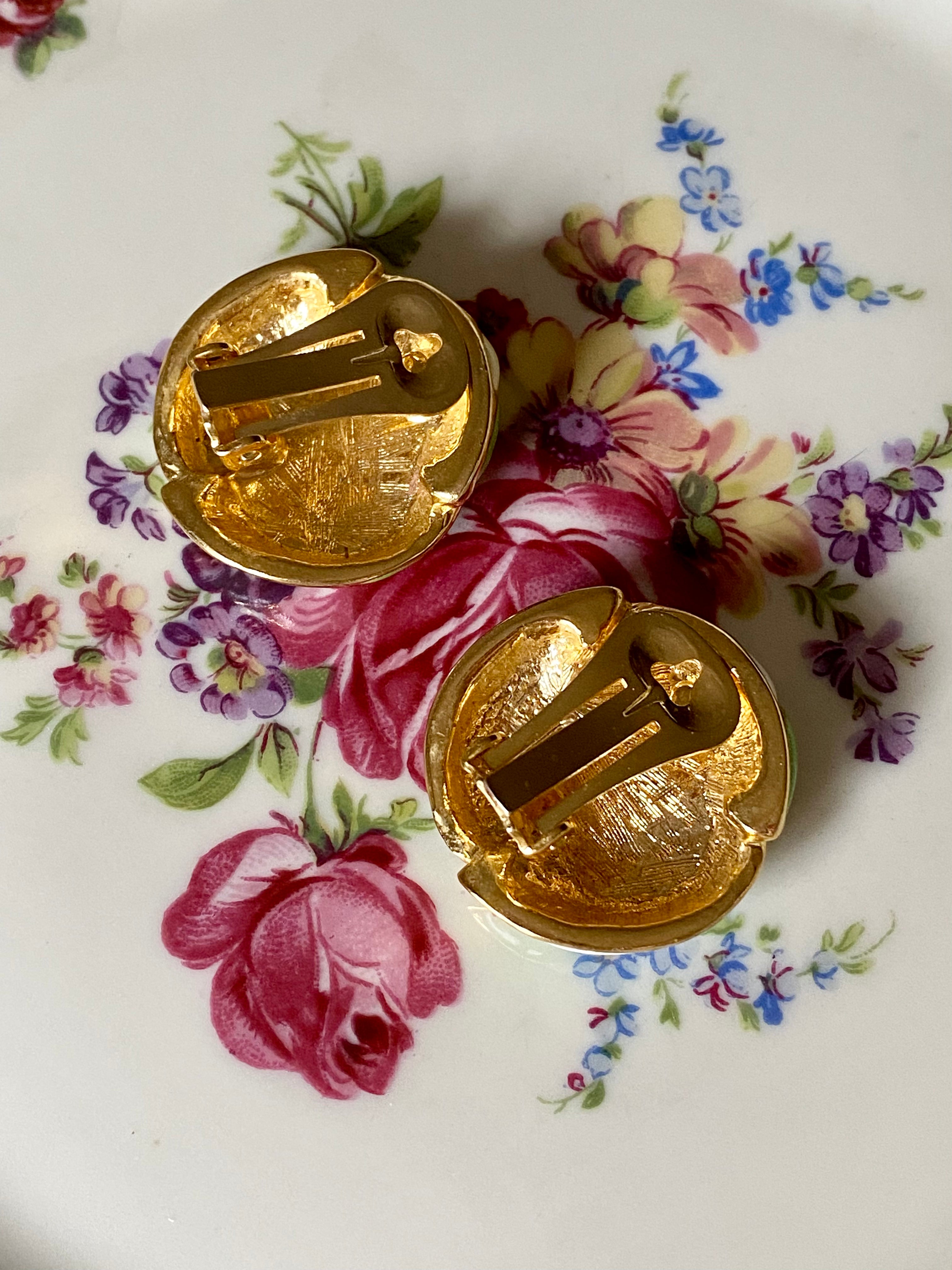 Orecchini anni ‘60 bombati