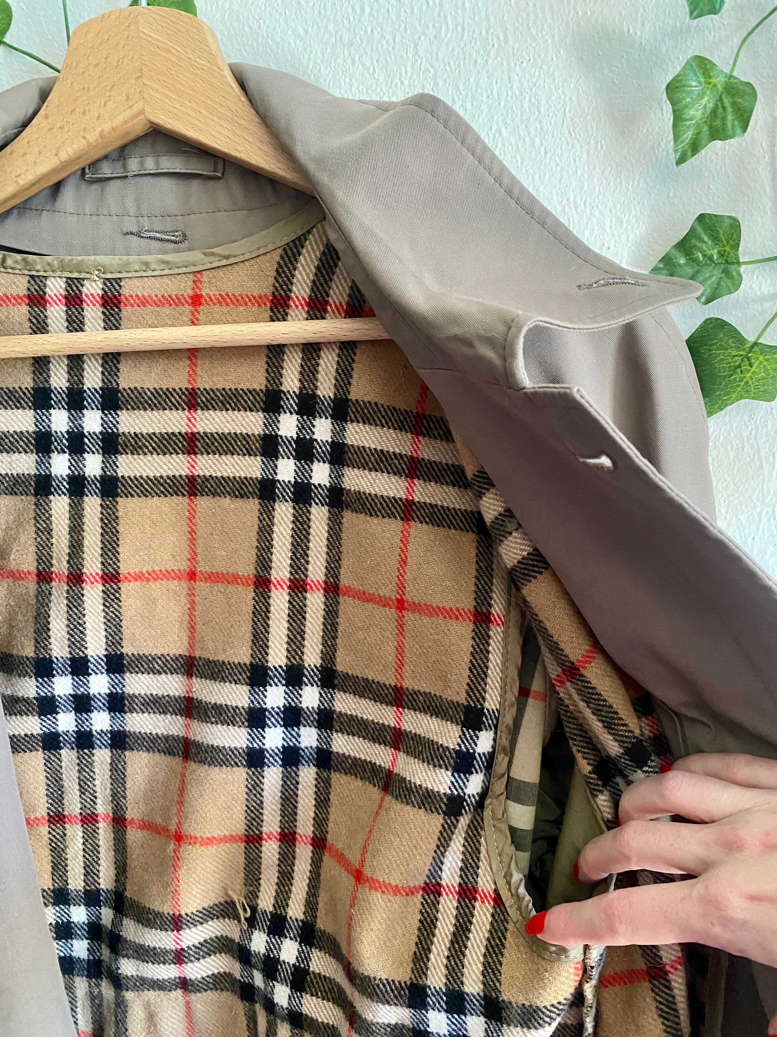 Trench Tortora monopetto