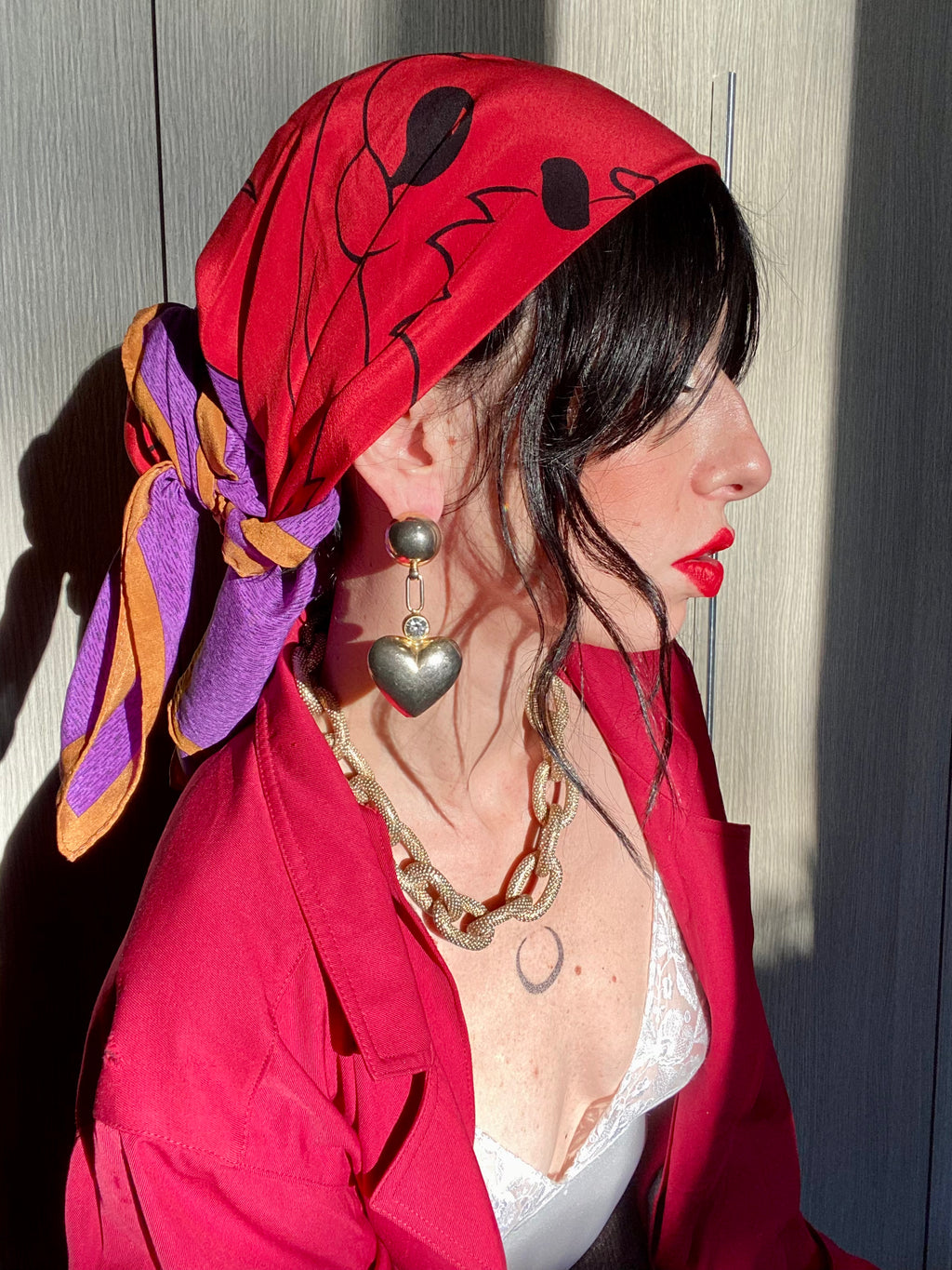 Krizia foulard foxy