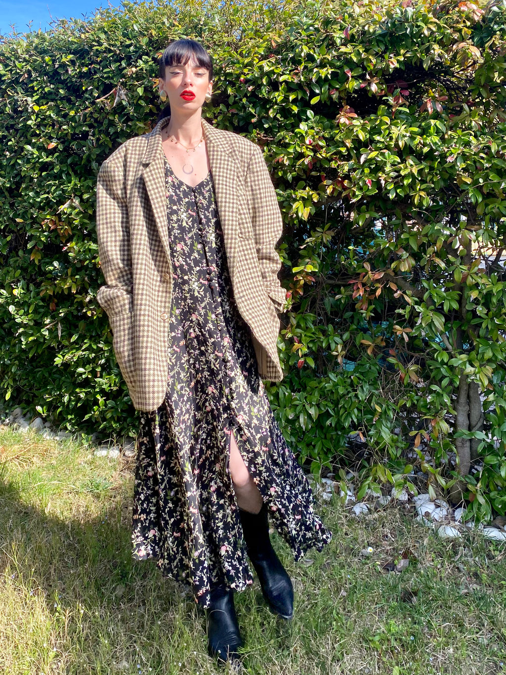 Blazer Vichy boxy