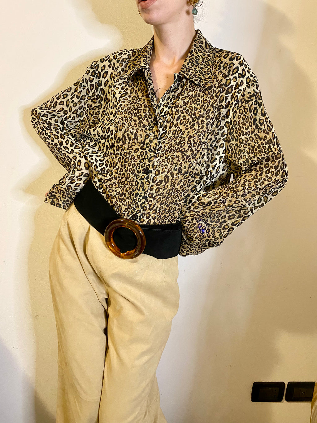 Camicia leopardata