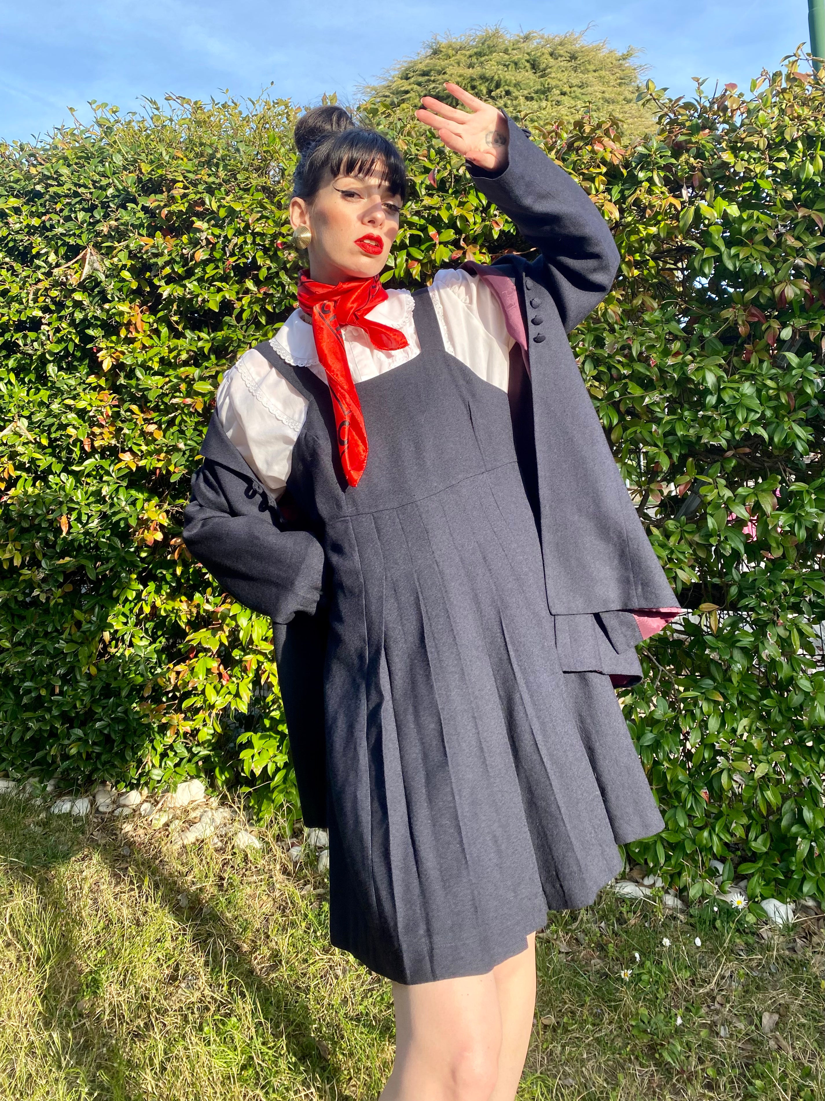 Completo blazer e abito