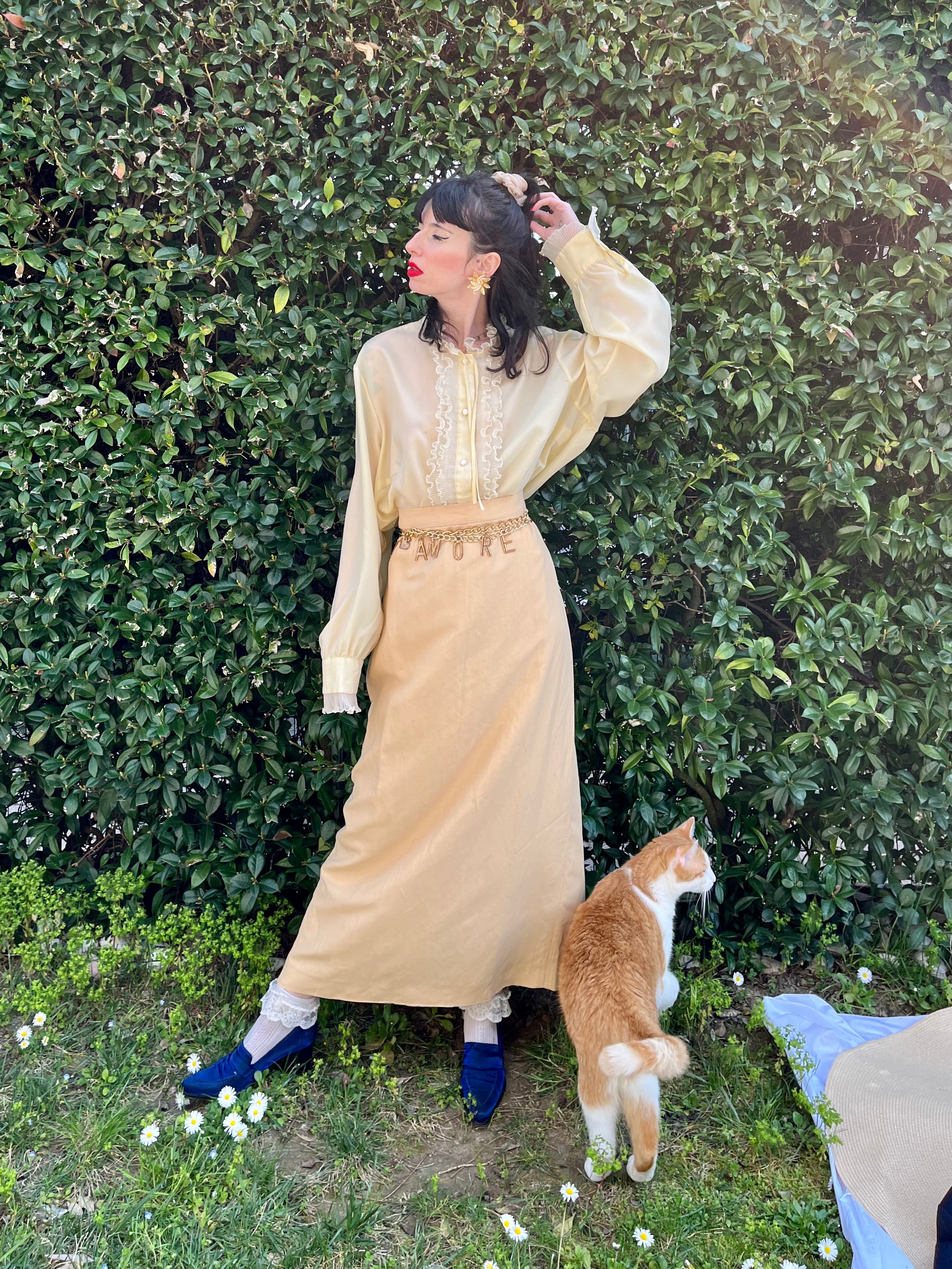 Gonna midi a matita Gianfranco Ferrè