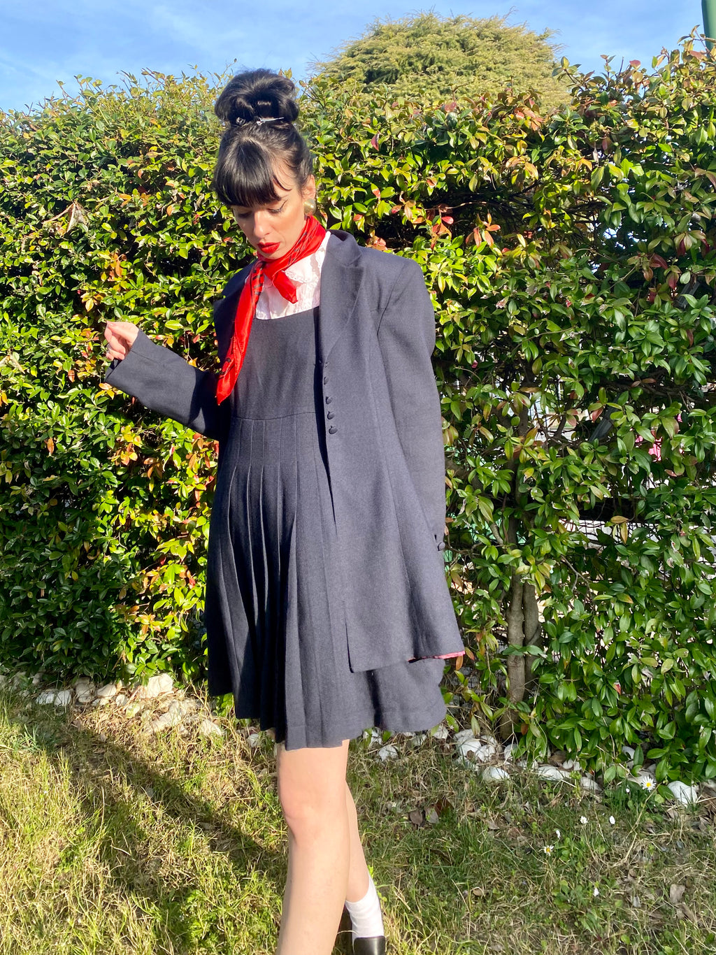 Completo blazer e abito