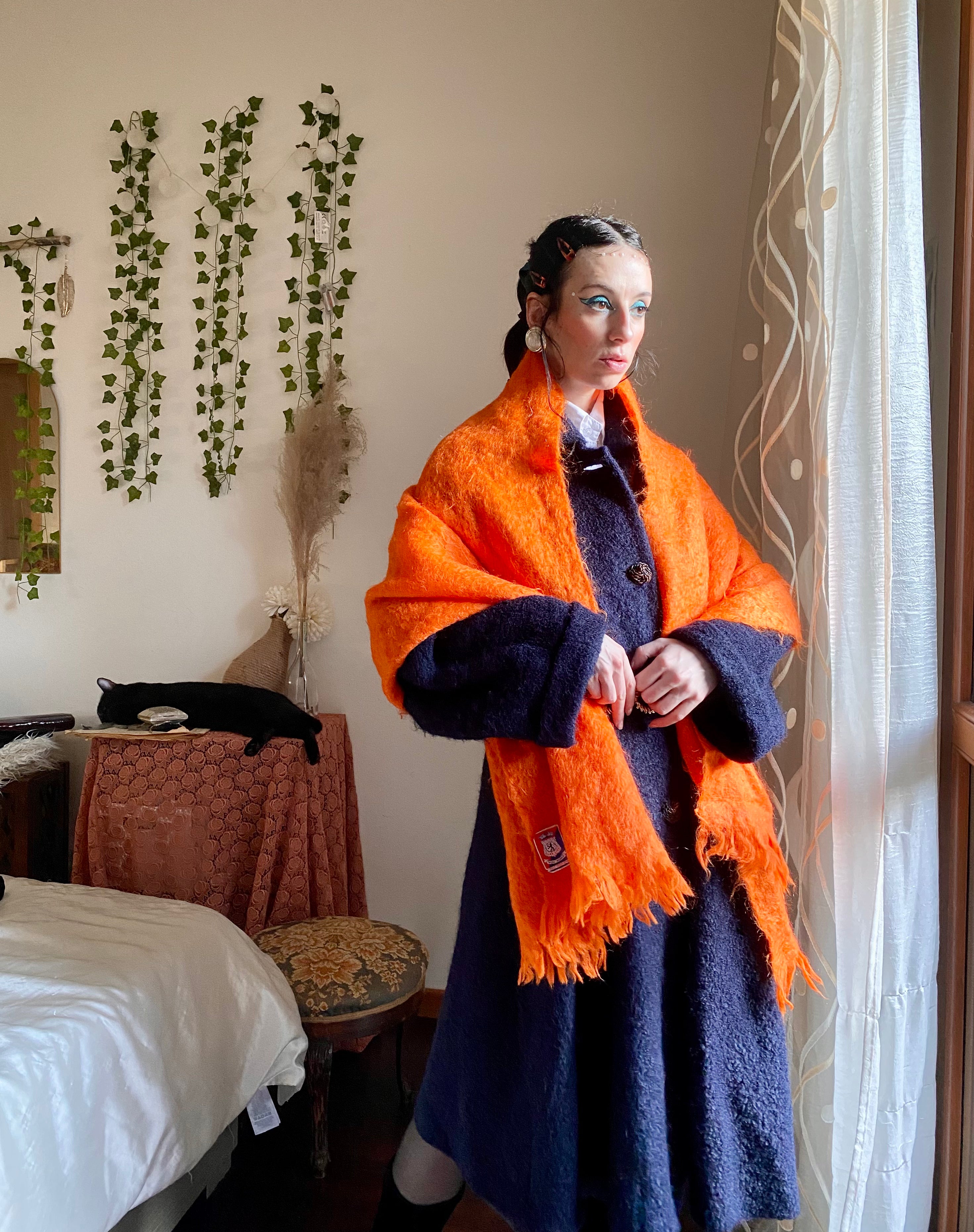 Sciarpa in Mohair oversize