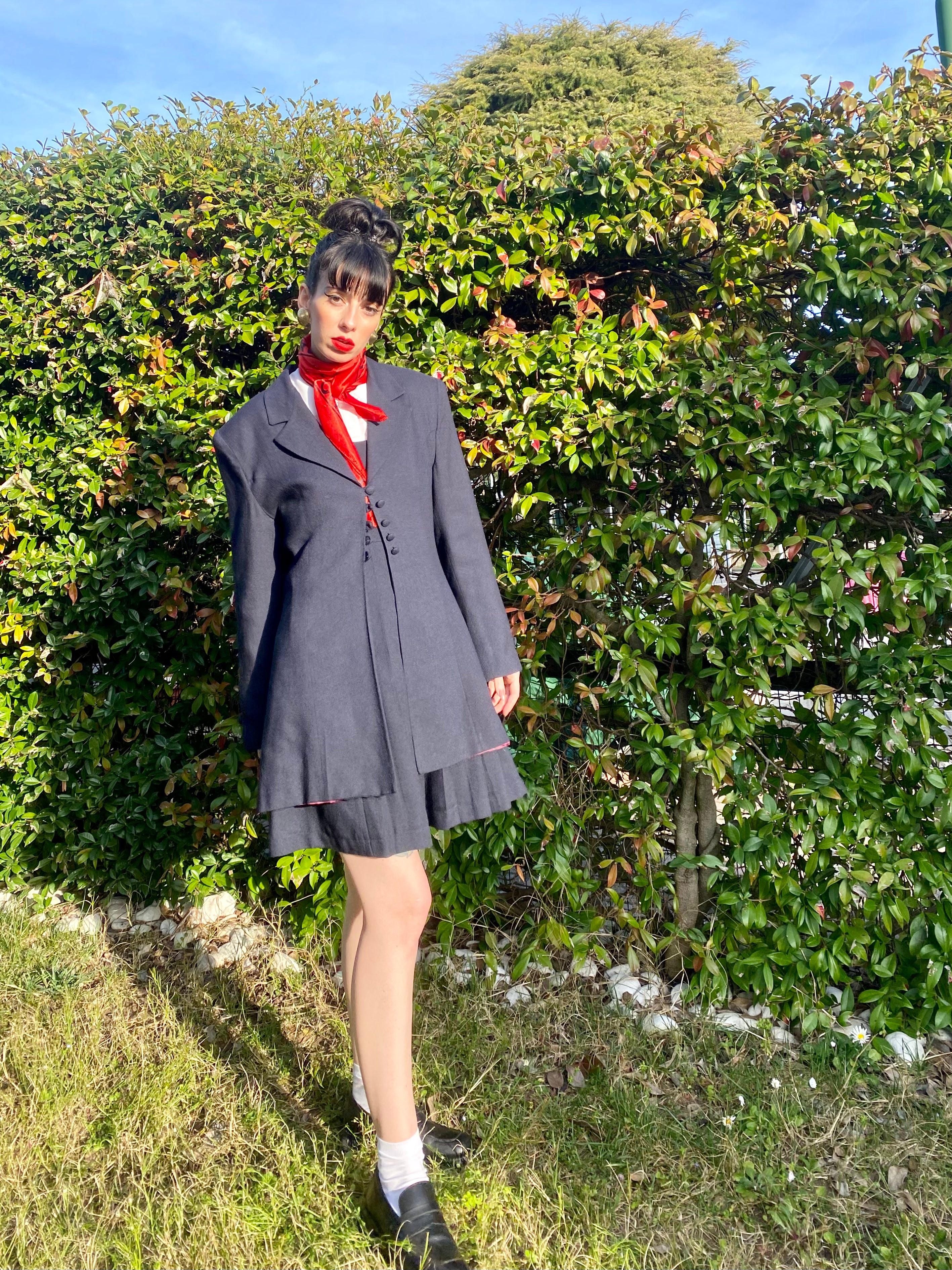 Completo blazer e abito