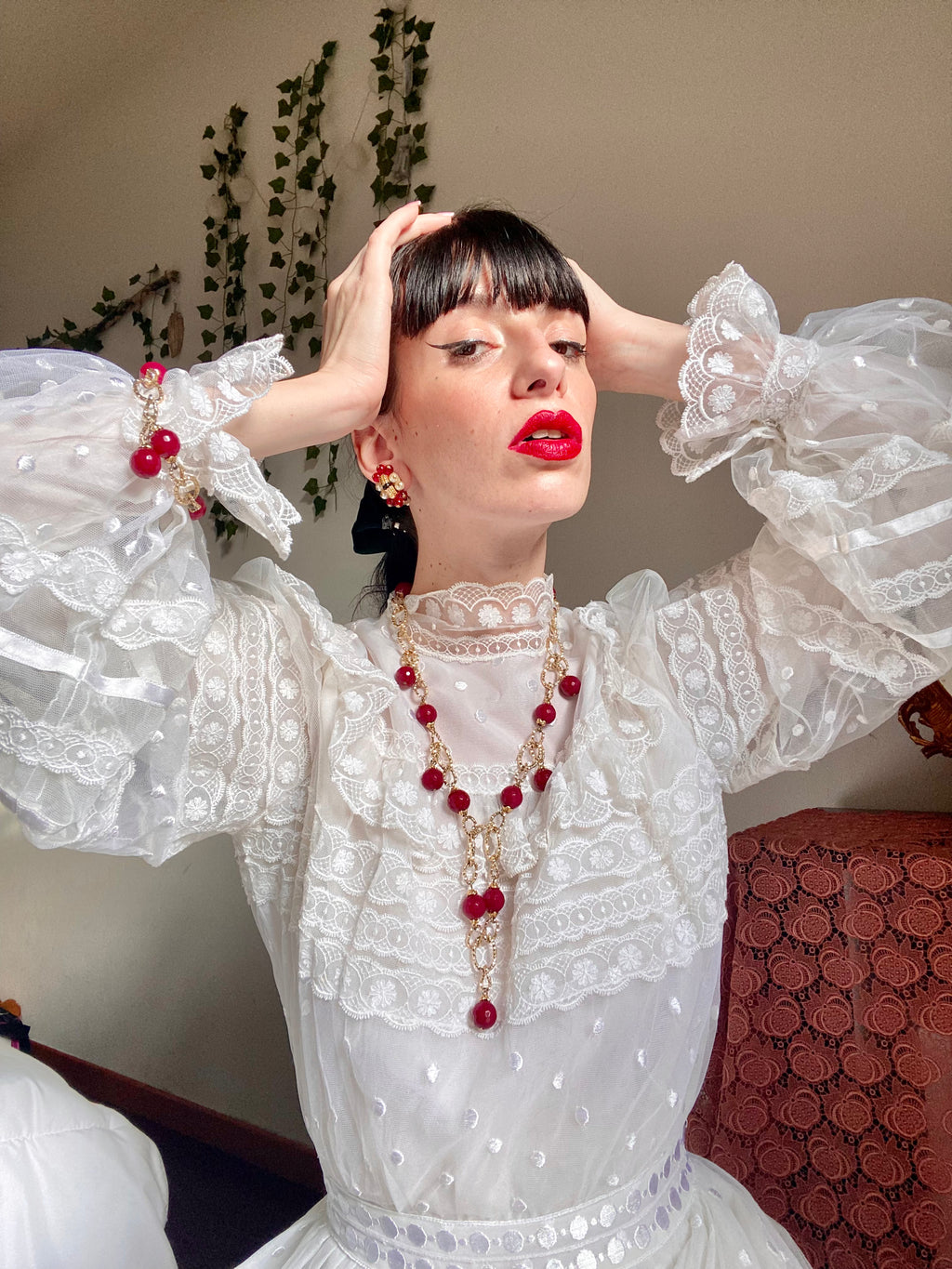 Parure collana e bracciale
