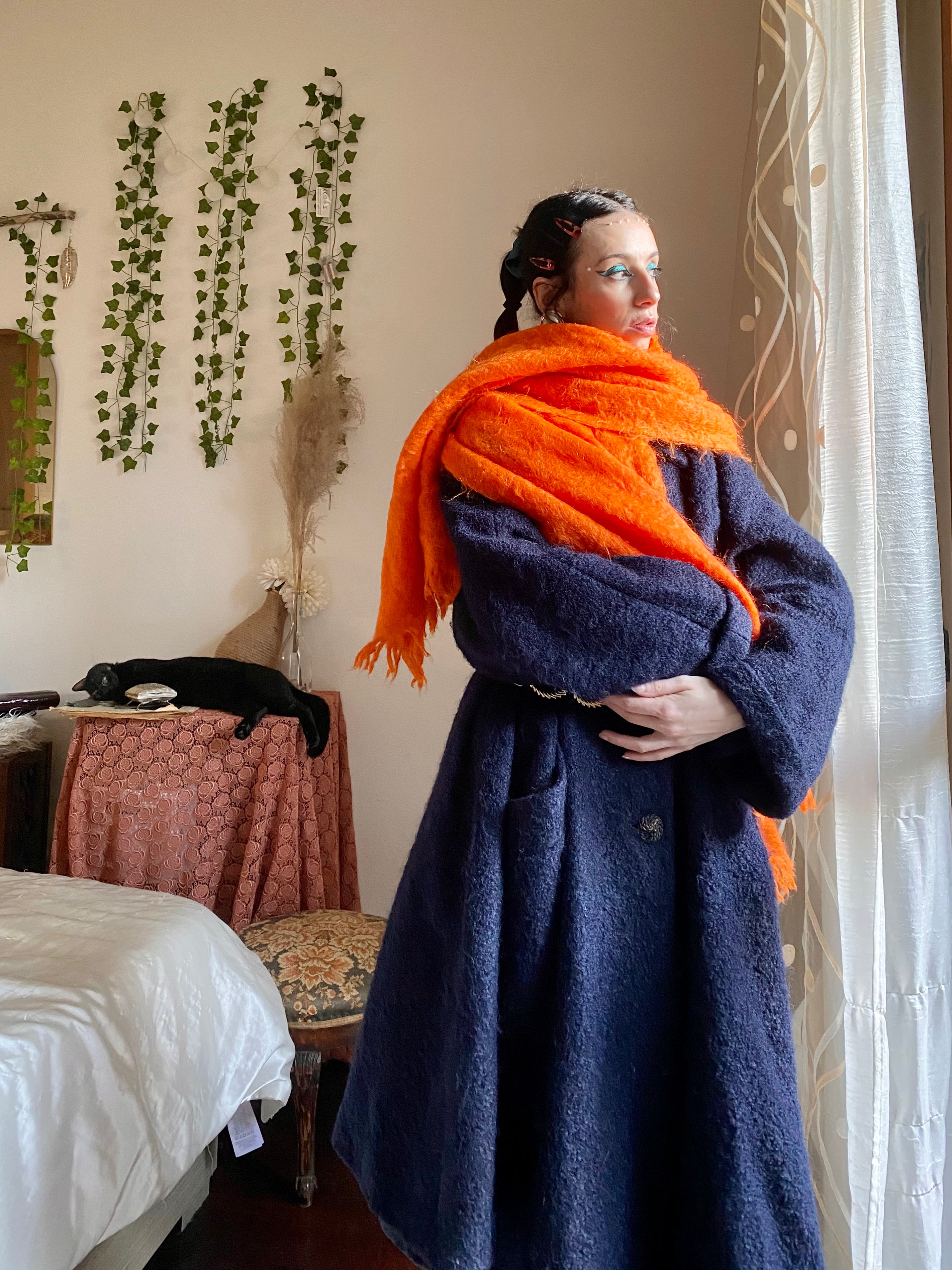 Sciarpa in Mohair oversize