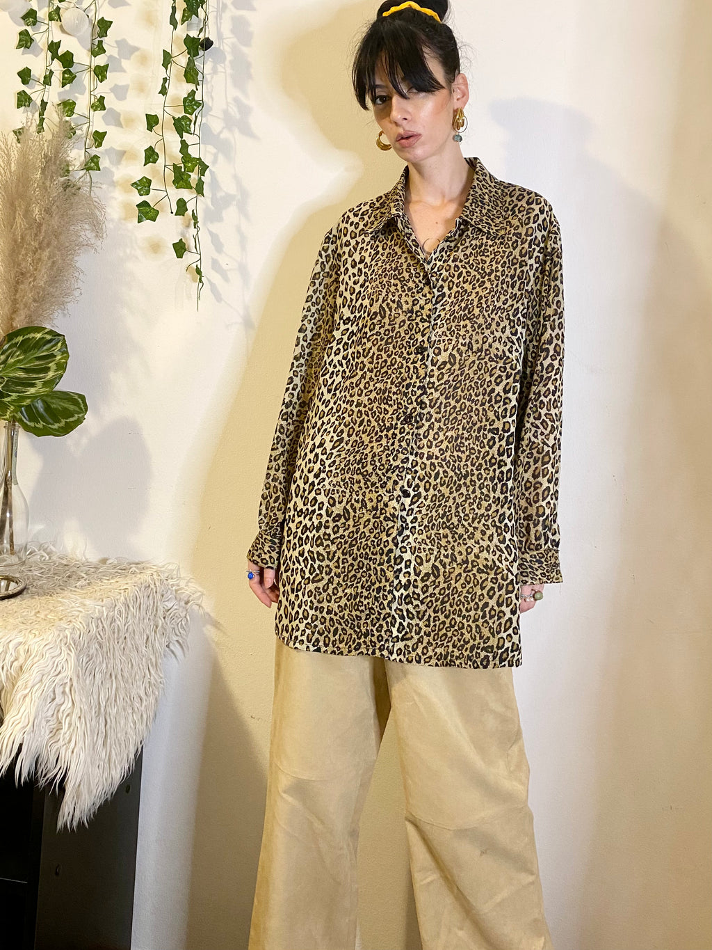 Camicia leopardata